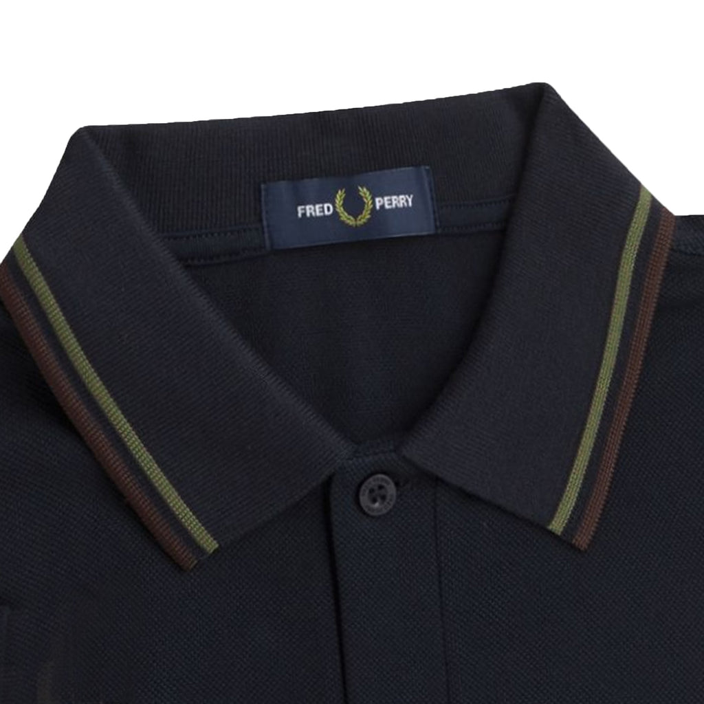 Fred Perry M3600 Twin Tipped Polo - Navy