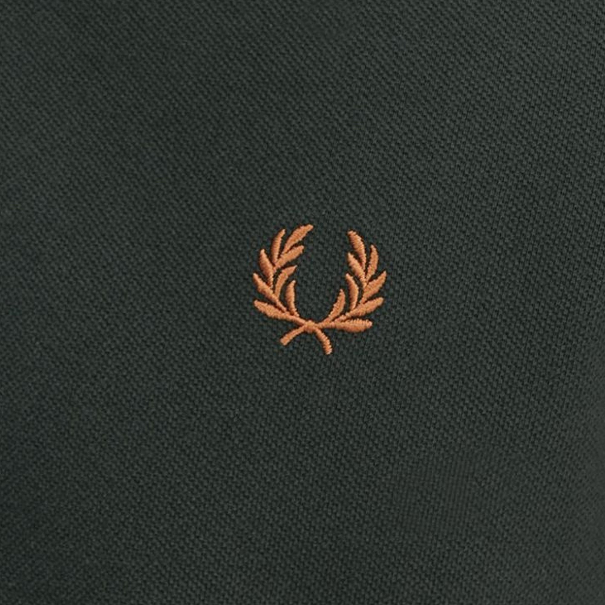 Fred Perry M3600 Twin Tipped Polo - Night Green