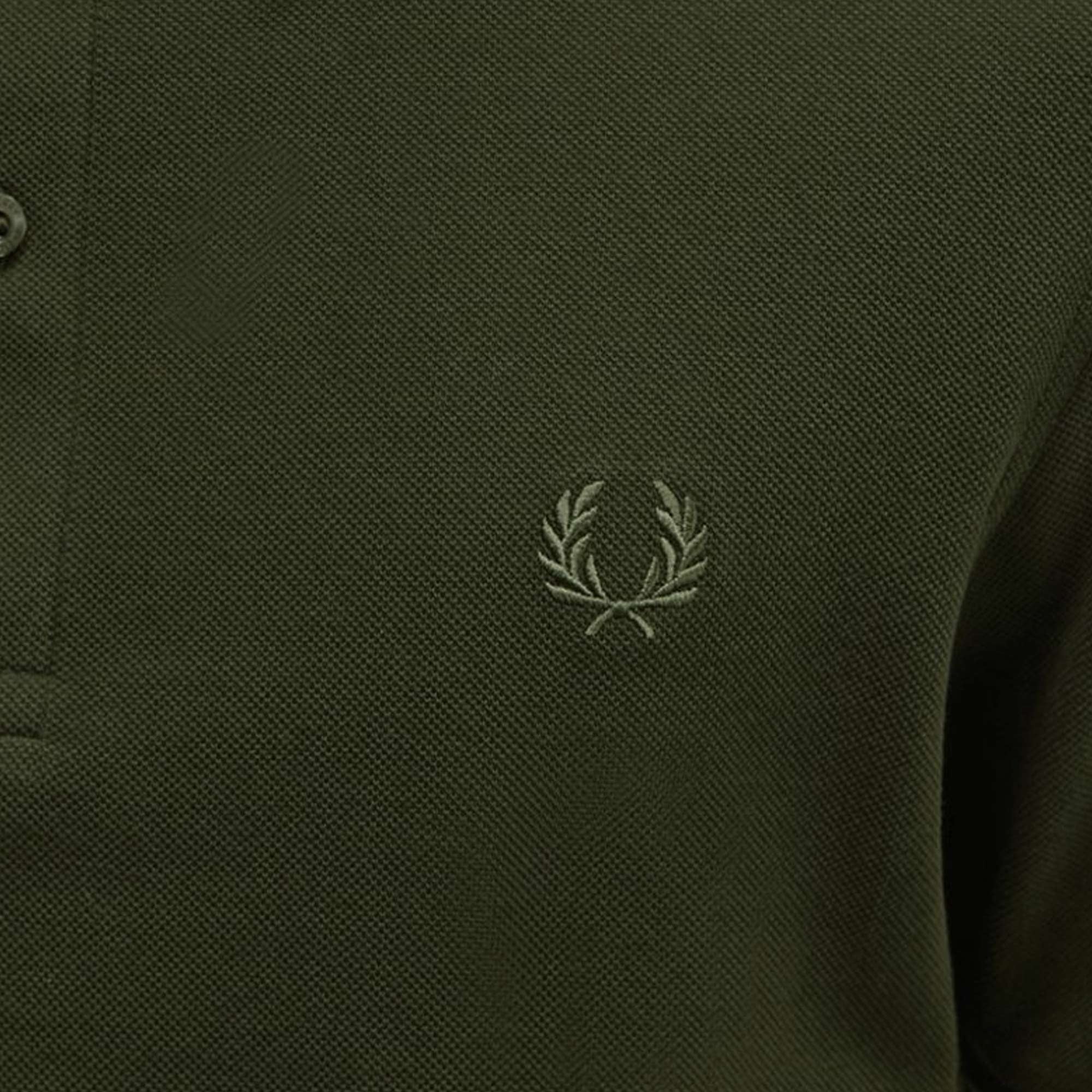 Fred Perry M3600 Twin Tipped Polo - Hunting Green