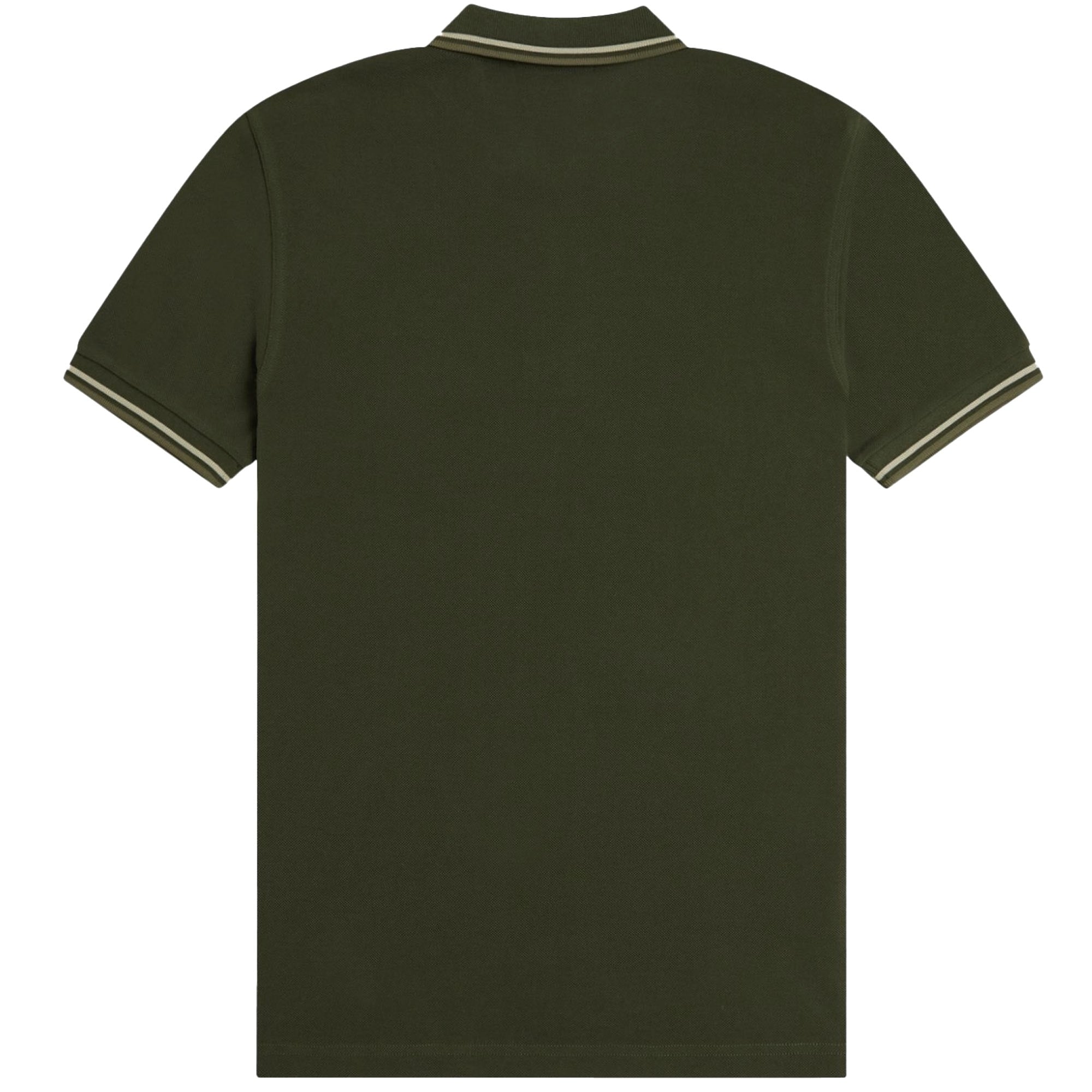 Fred Perry M3600 Twin Tipped Polo - Hunting Green