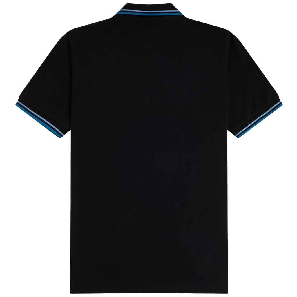 Fred Perry M-12 Twin Tipped Polo Shirt - Black