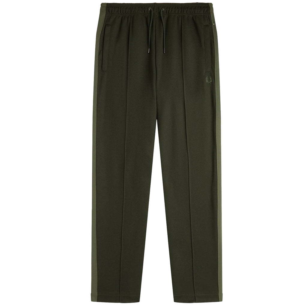 Fred Perry Tape Detail Track Pants - Hunting Green