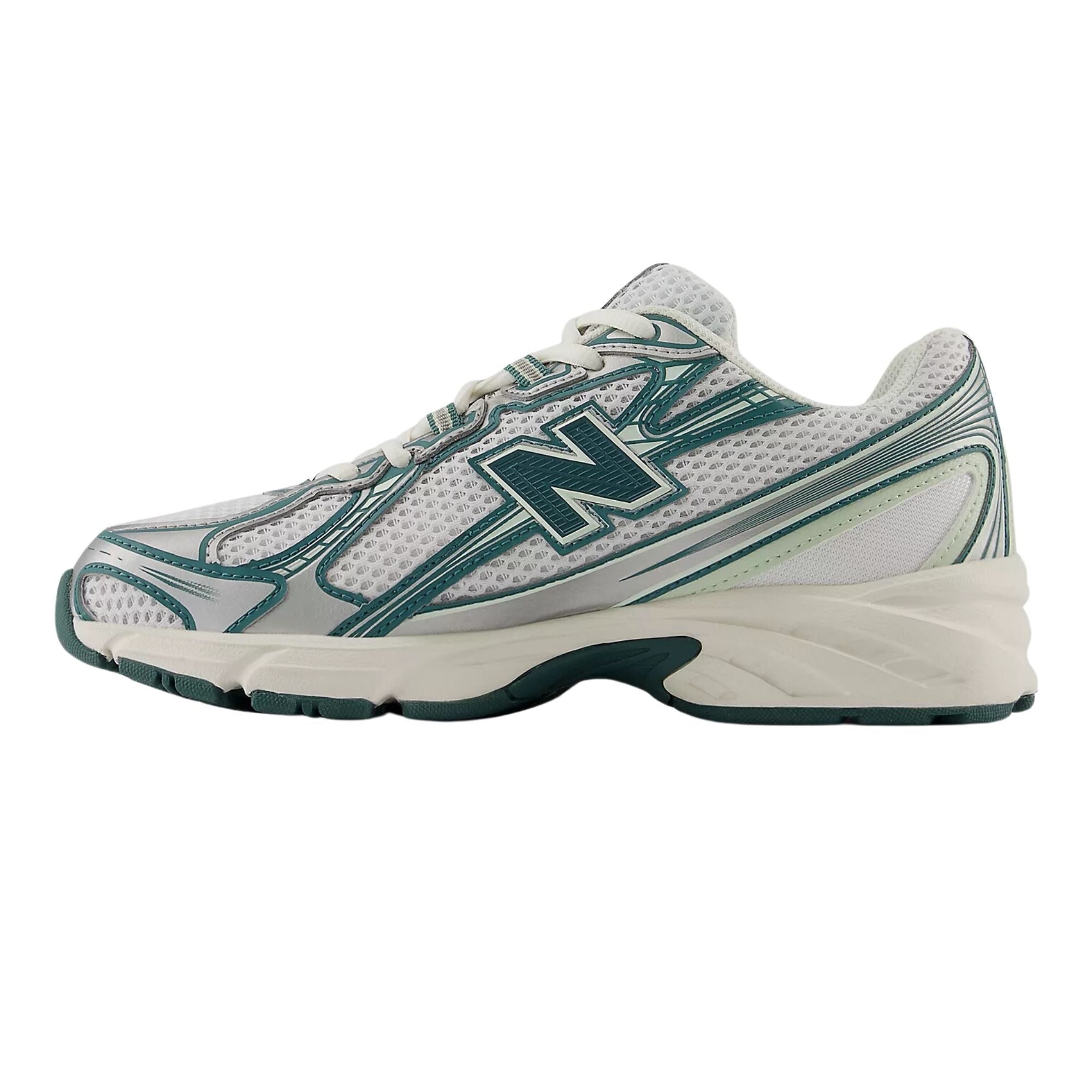 New Balance 740 - Marsh Green and White