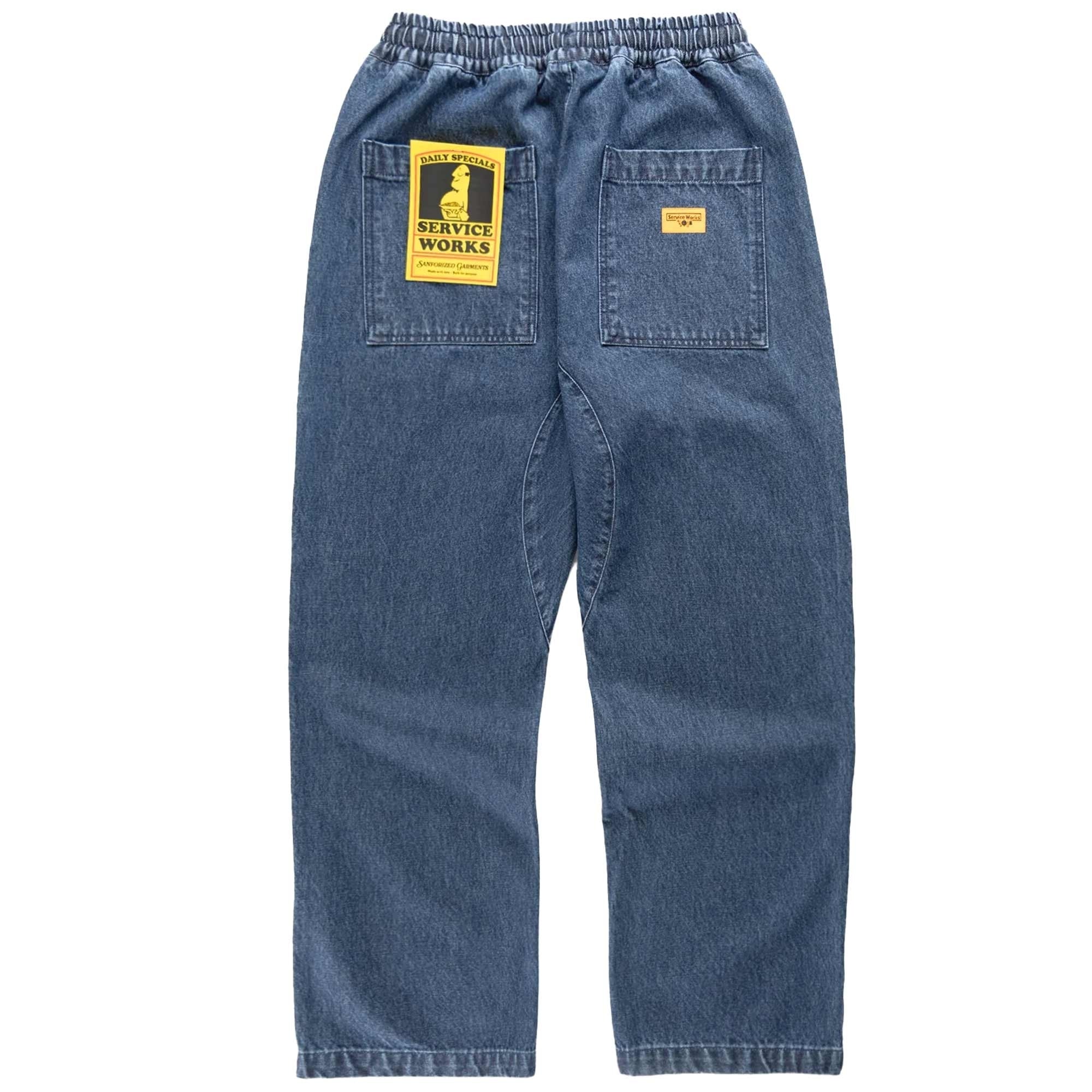 Service Works Denim Chef Pants - Indigo