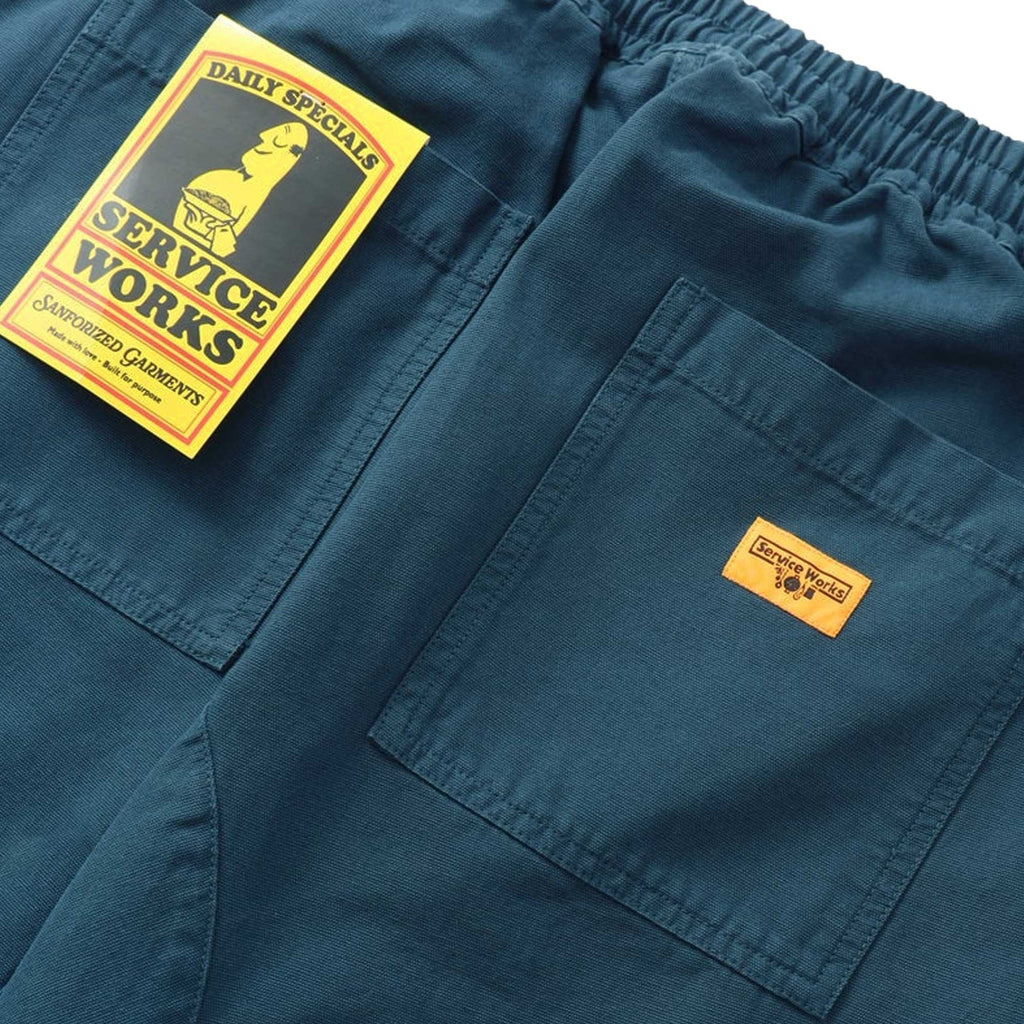 Service Works Classic Chef Pants - Petrol