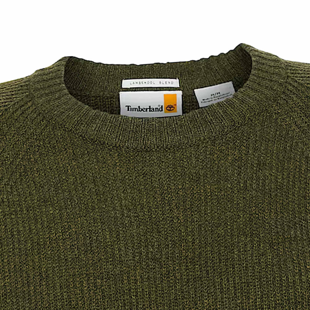 Timberland Phillips Brook Raglan Jumper - Dark Green