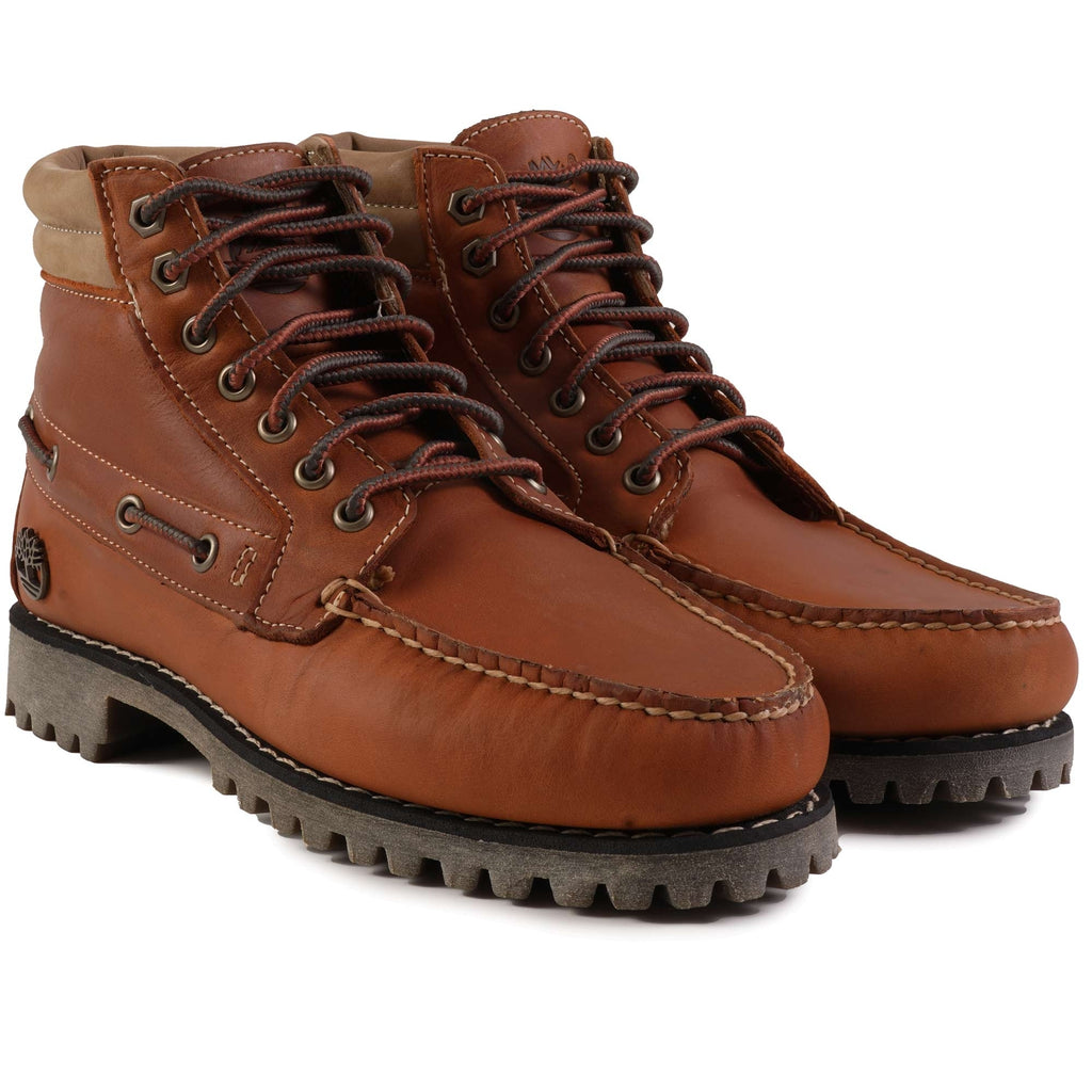 Timberland 7-Eye Mid Lace Chukka Boots - Orange