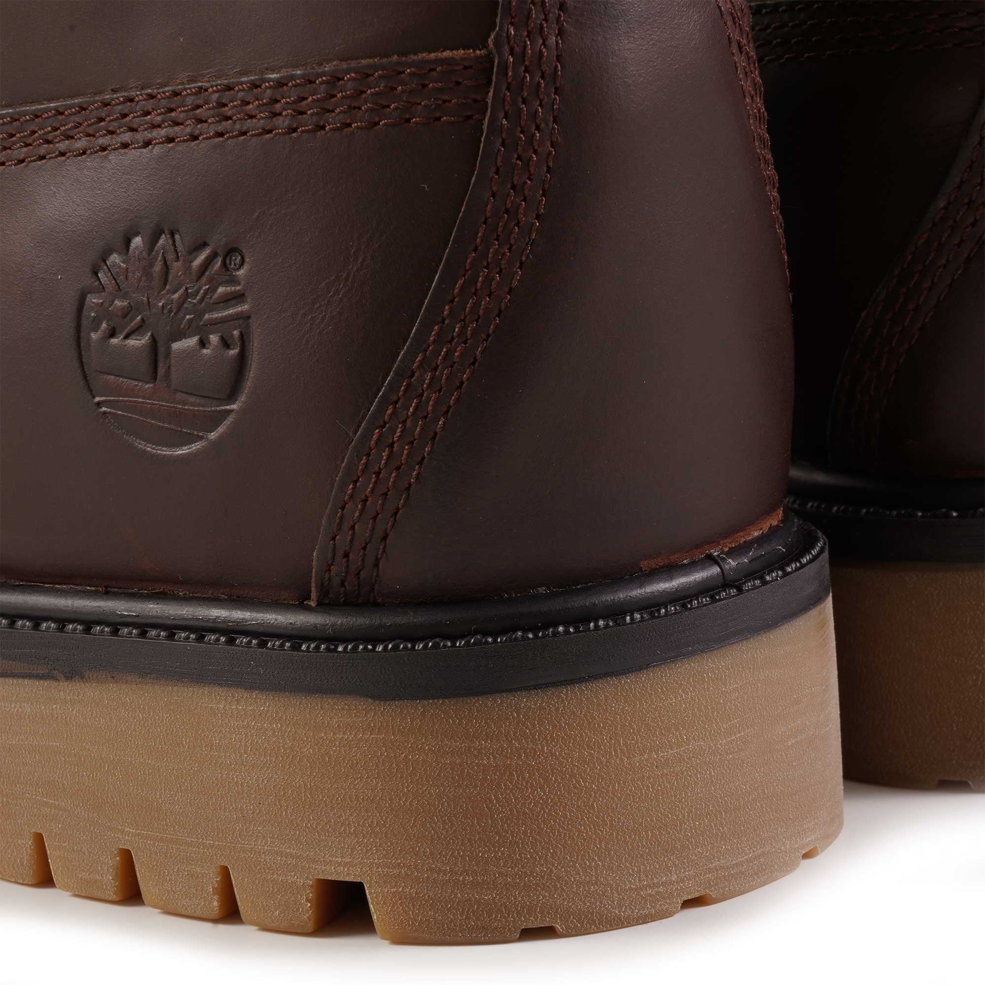 Timberland Premium 6-Inch Lace-Up Waterproof Boots - Burgundy