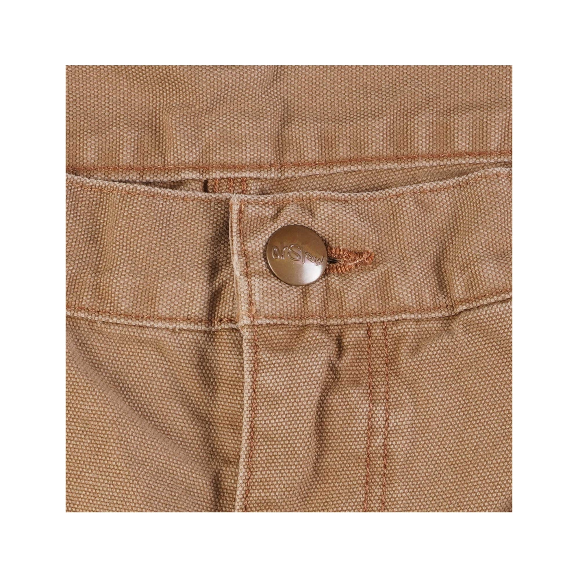 Straight-Leg Cotton-Canvas Trousers - Brown