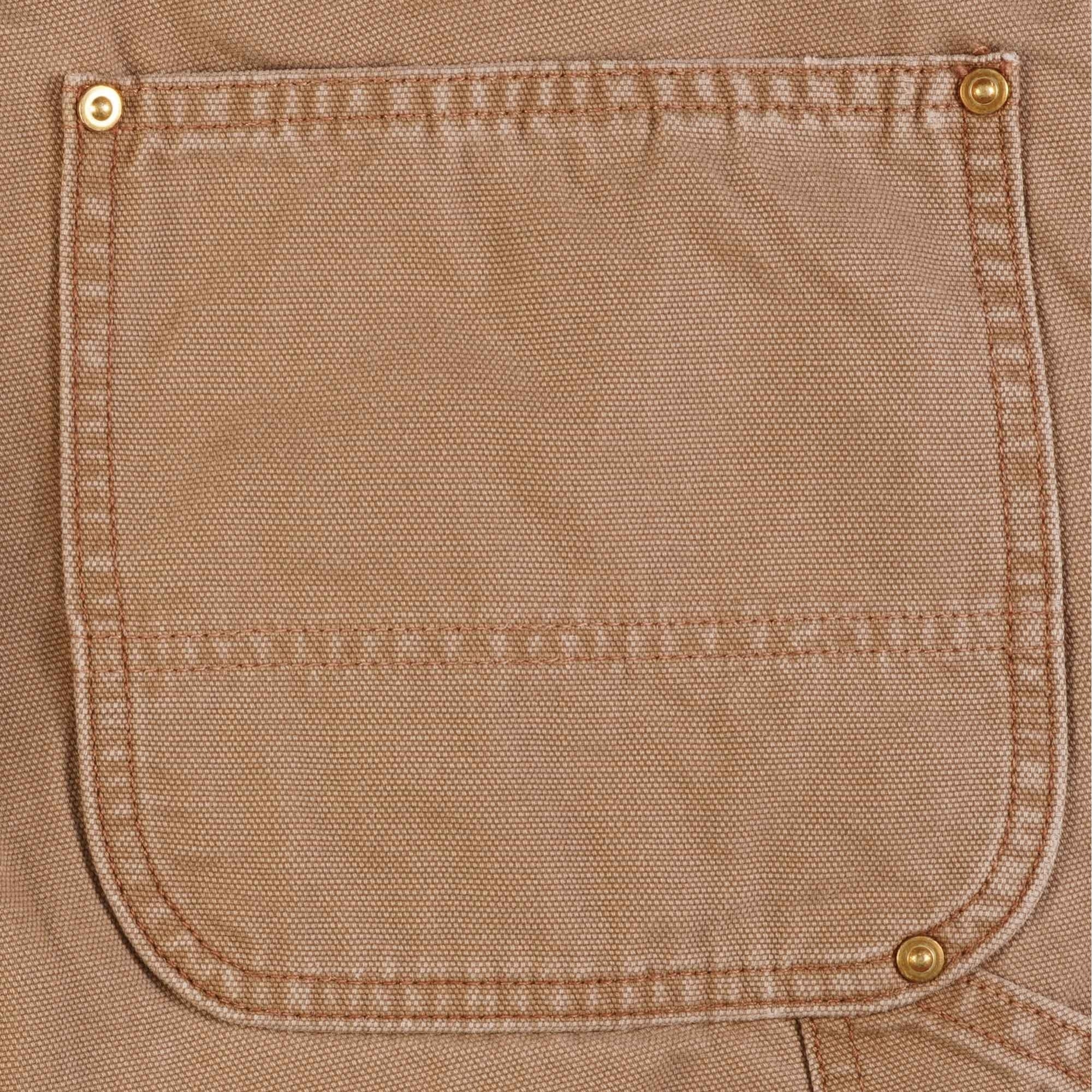 Straight-Leg Cotton-Canvas Trousers - Brown