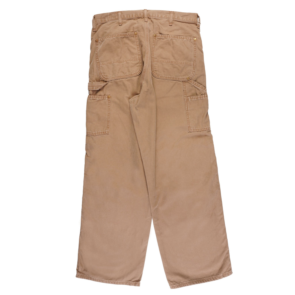 Straight-Leg Cotton-Canvas Trousers - Brown