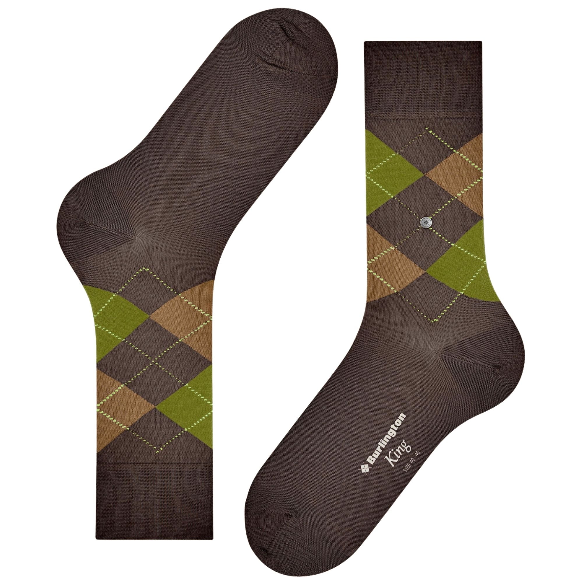 Burlington Socks King Socks - Brown