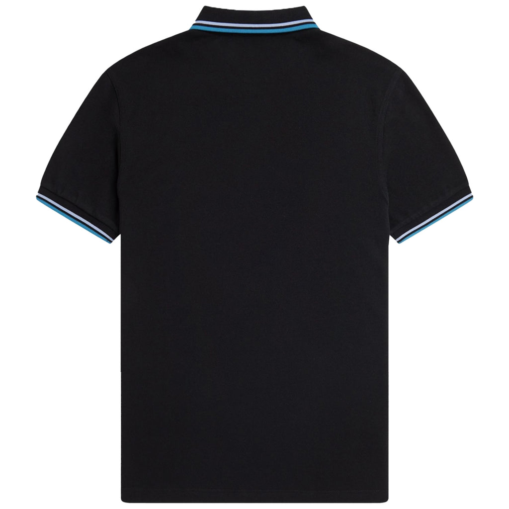 Fred Perry M3600 Twin Tipped Polo Shirt - Black