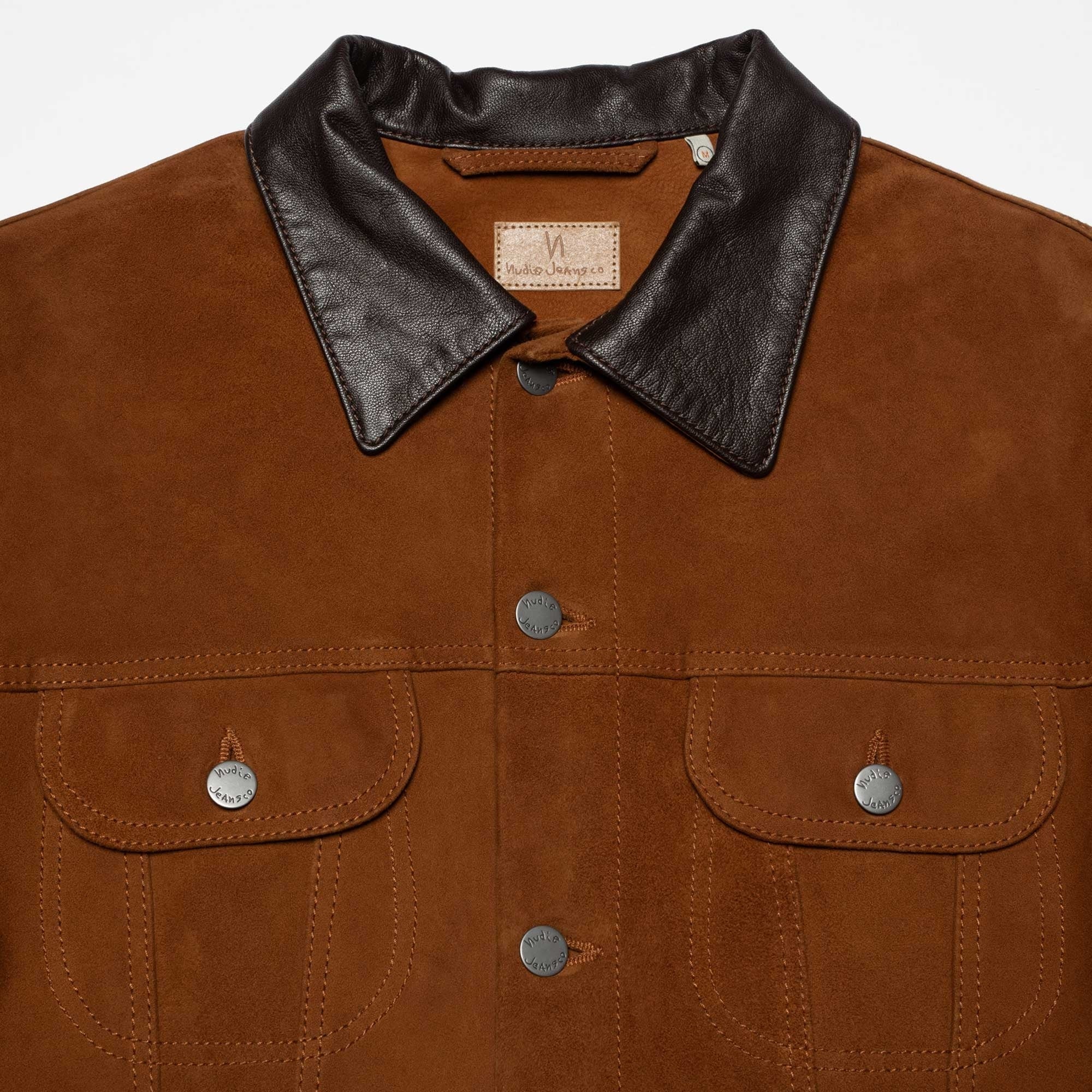 Nudie Jeans Danny Suede Jacket - Tobacco