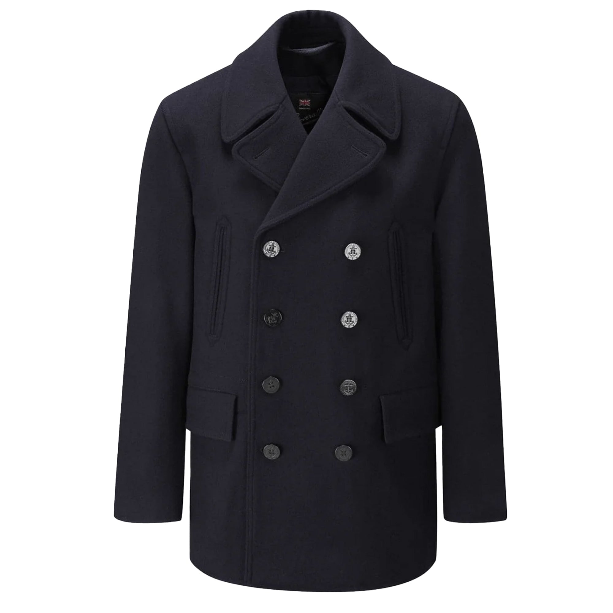 Churchill Peacoat - Navy