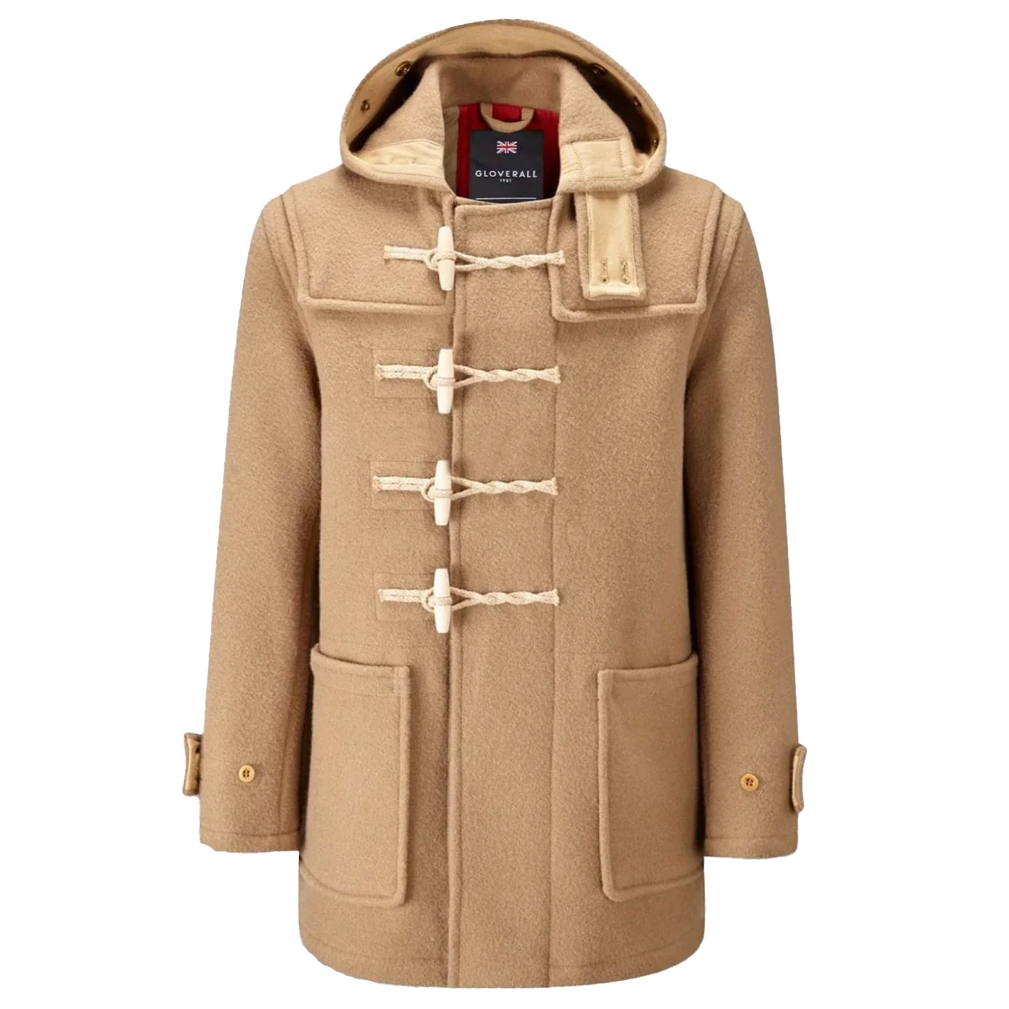 Gloverall Union Jack Mid Monty Duffle - Camel