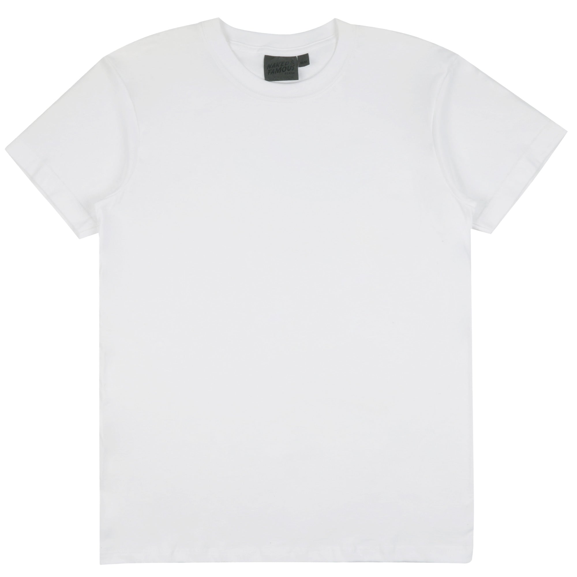 Naked and Famous Denim Circular Knit T-shirt - White