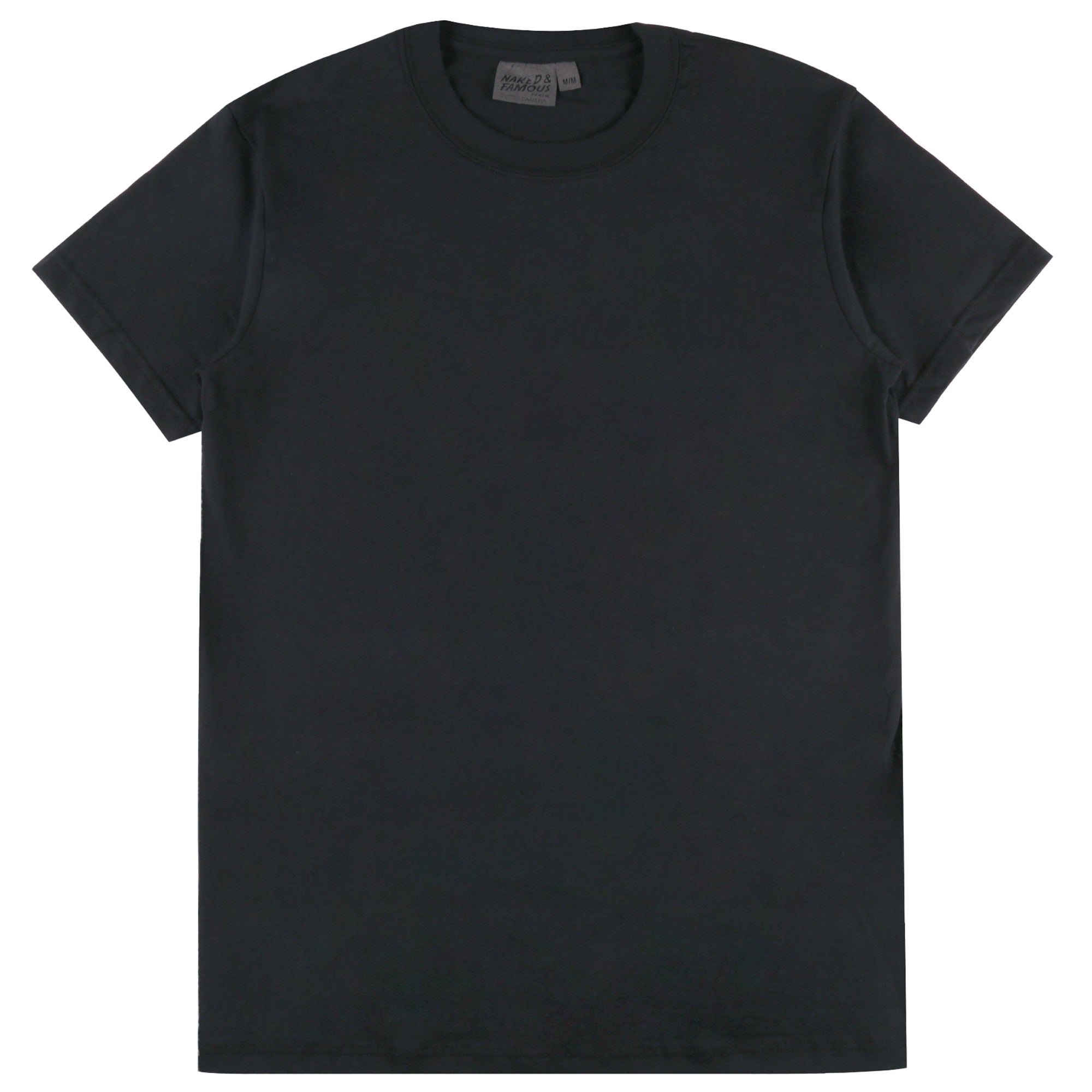 Naked and Famous Denim Circular Knit T-shirt - Black