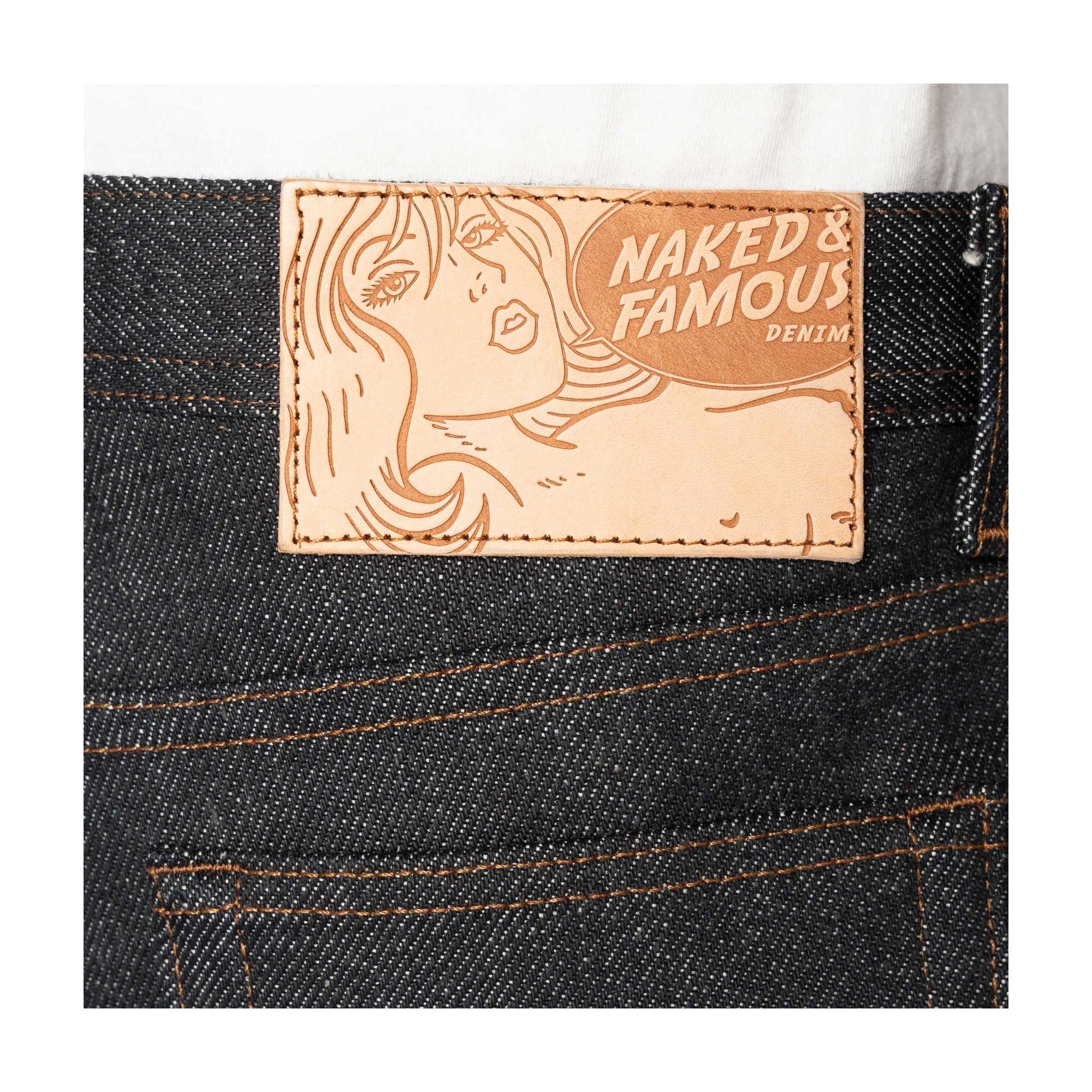 Naked and Famous Denim Weird Guy Elephant 13 - Indigo