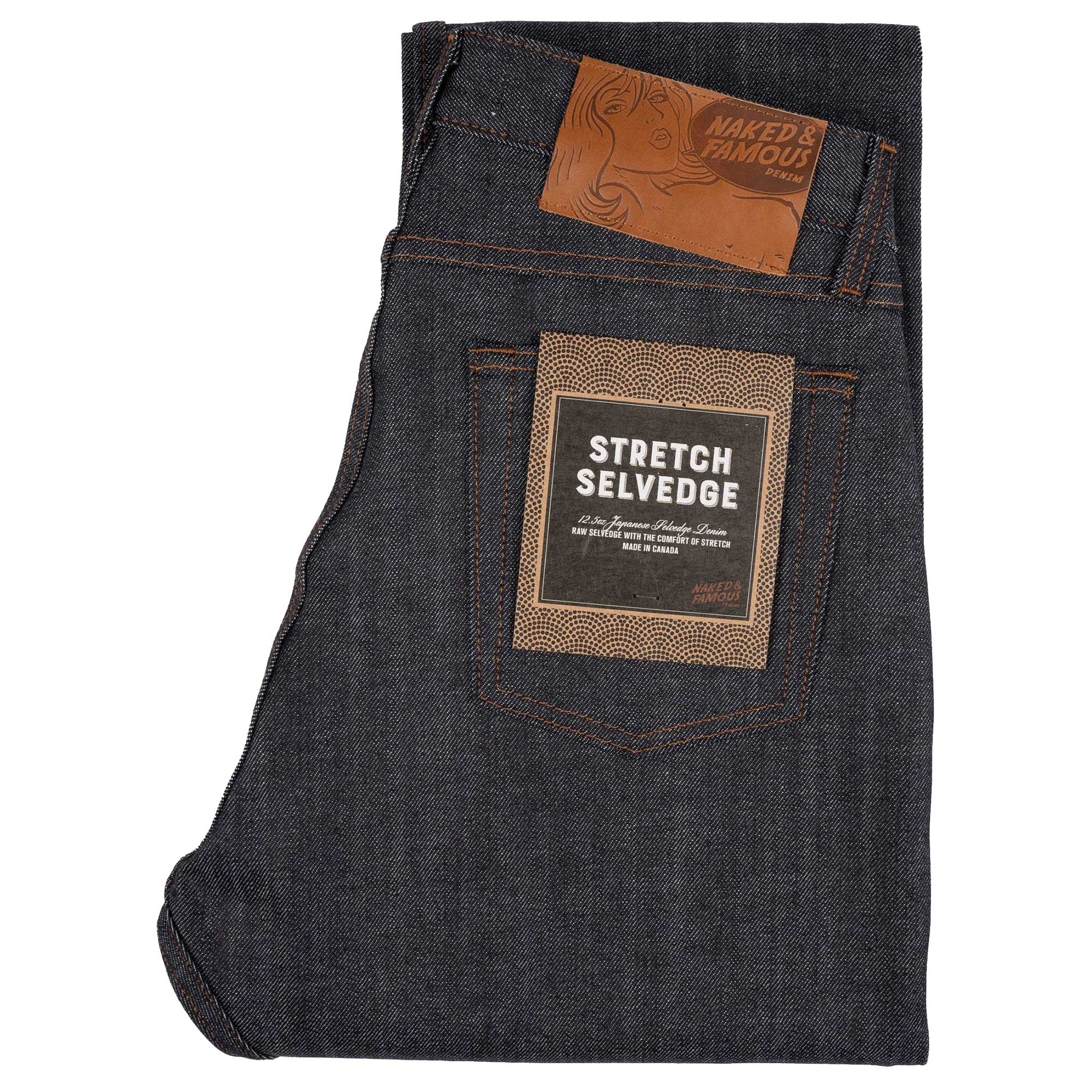 Naked and Famous Denim True Guy Stretch Selvedge - Indigo