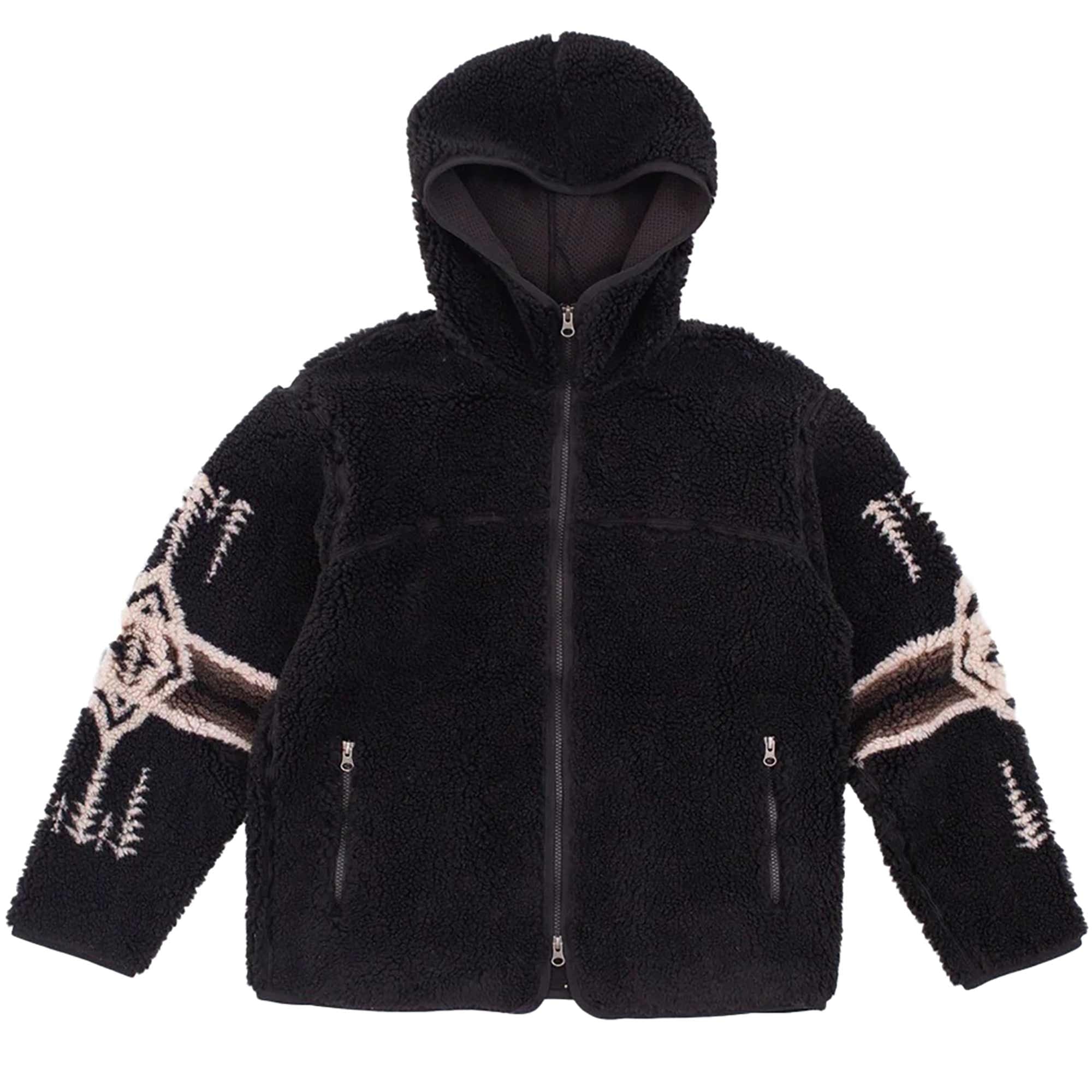 Pendleton Woolen Mills Fleece Zip Hoodie - Black