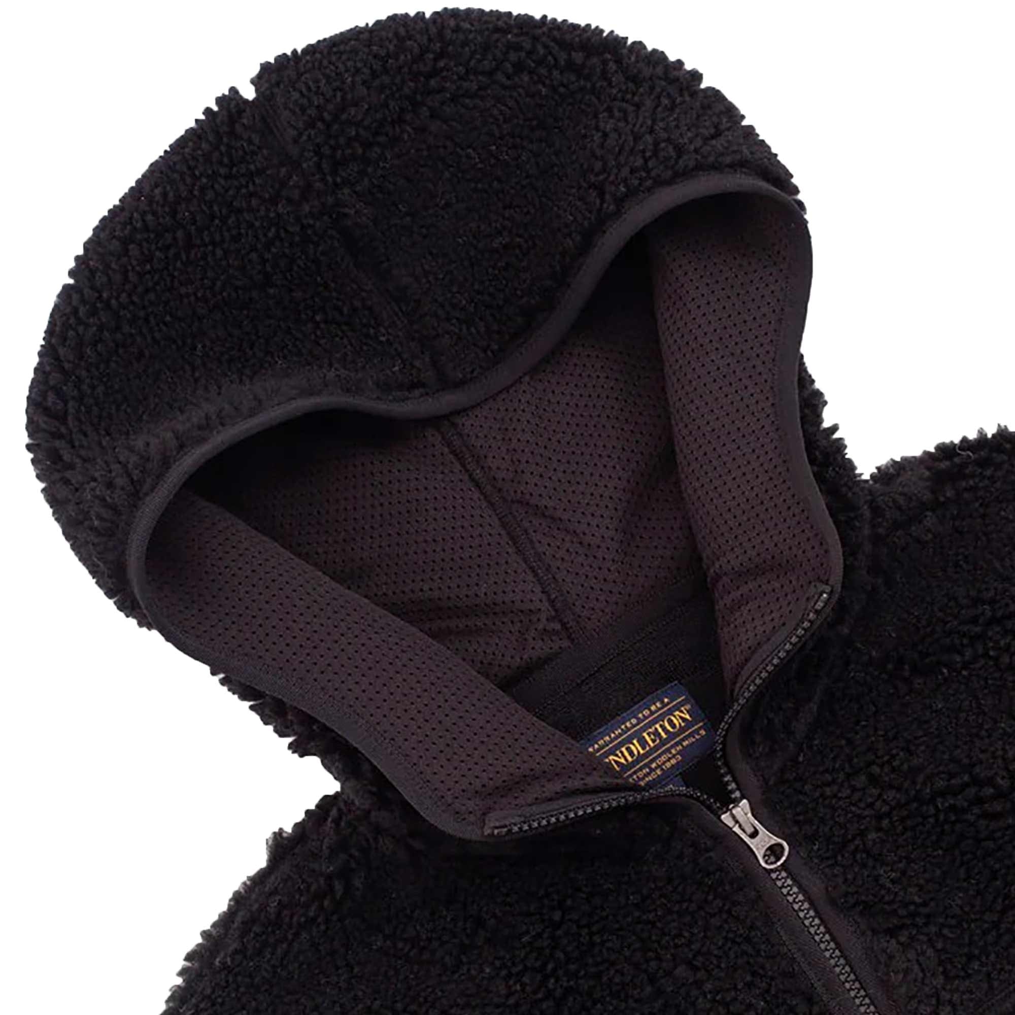 Pendleton Woolen Mills Fleece Zip Hoodie - Black