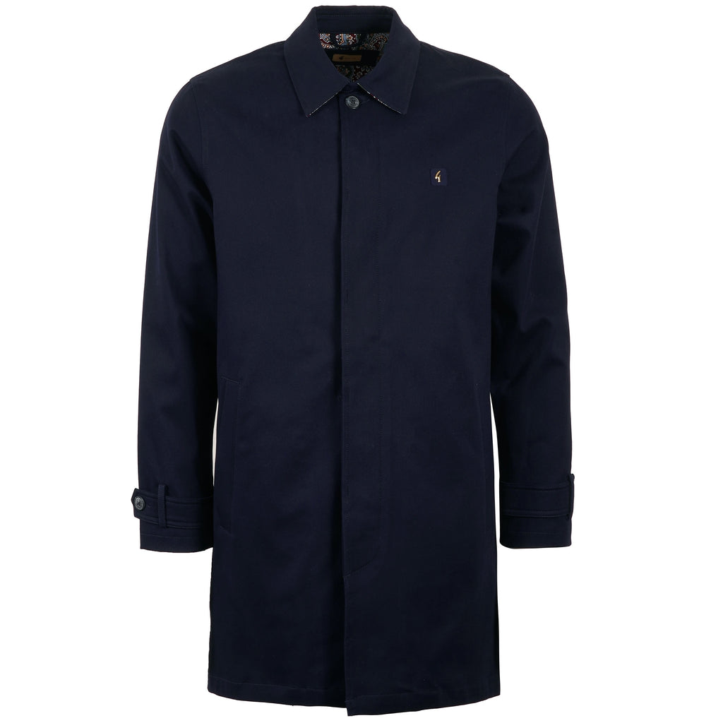 Gabicci Vintage Houghton Twill Mac - Navy