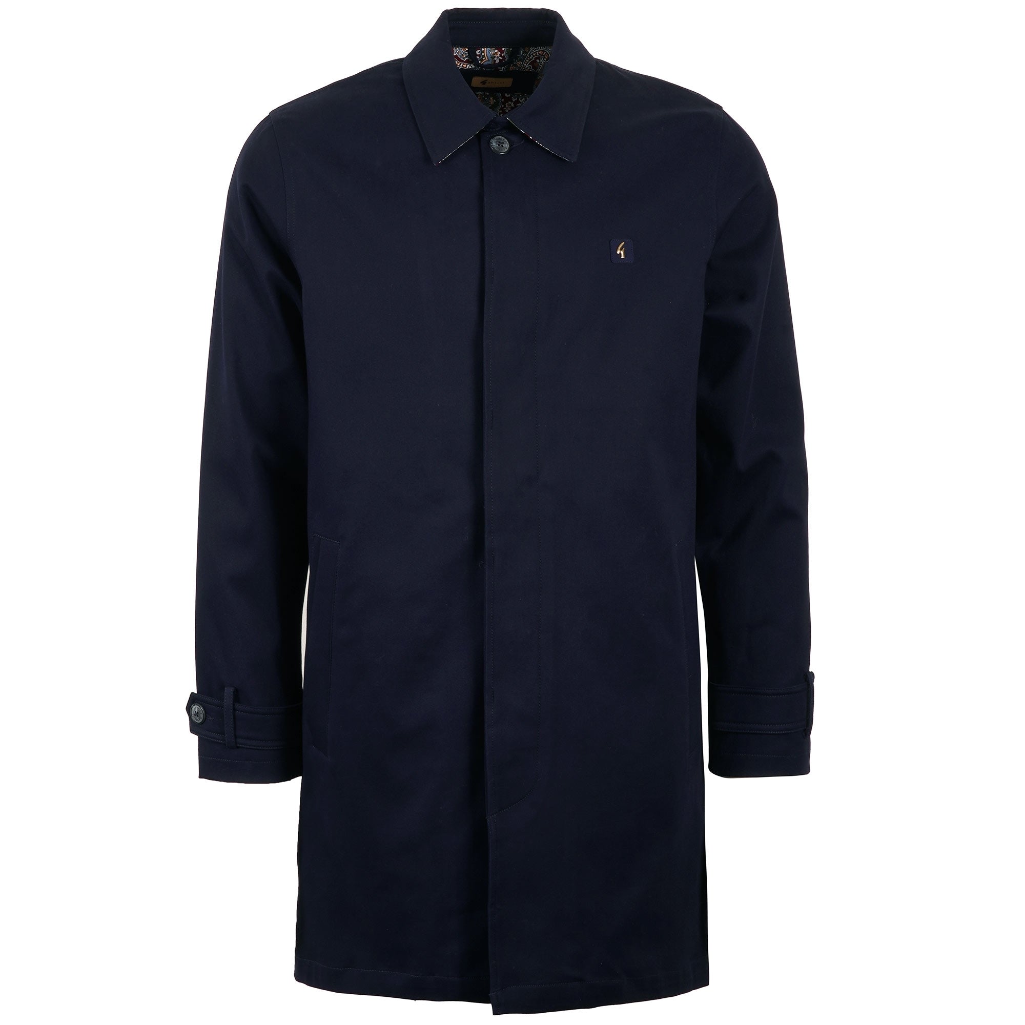 Gabicci Vintage Houghton Twill Mac - Navy