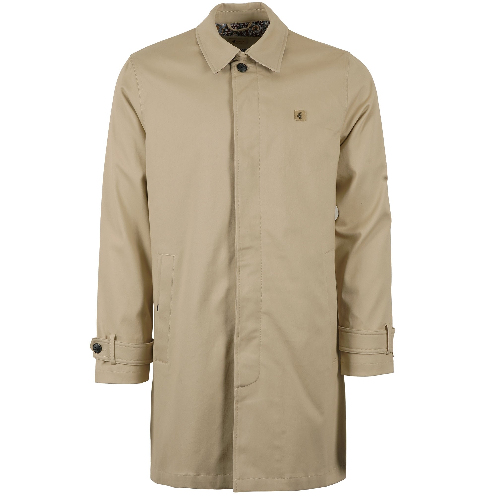 Gabicci Vintage Houghton Twill Mac - Oatmeal