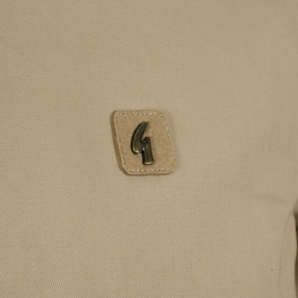 Gabicci Vintage Houghton Twill Mac - Oatmeal