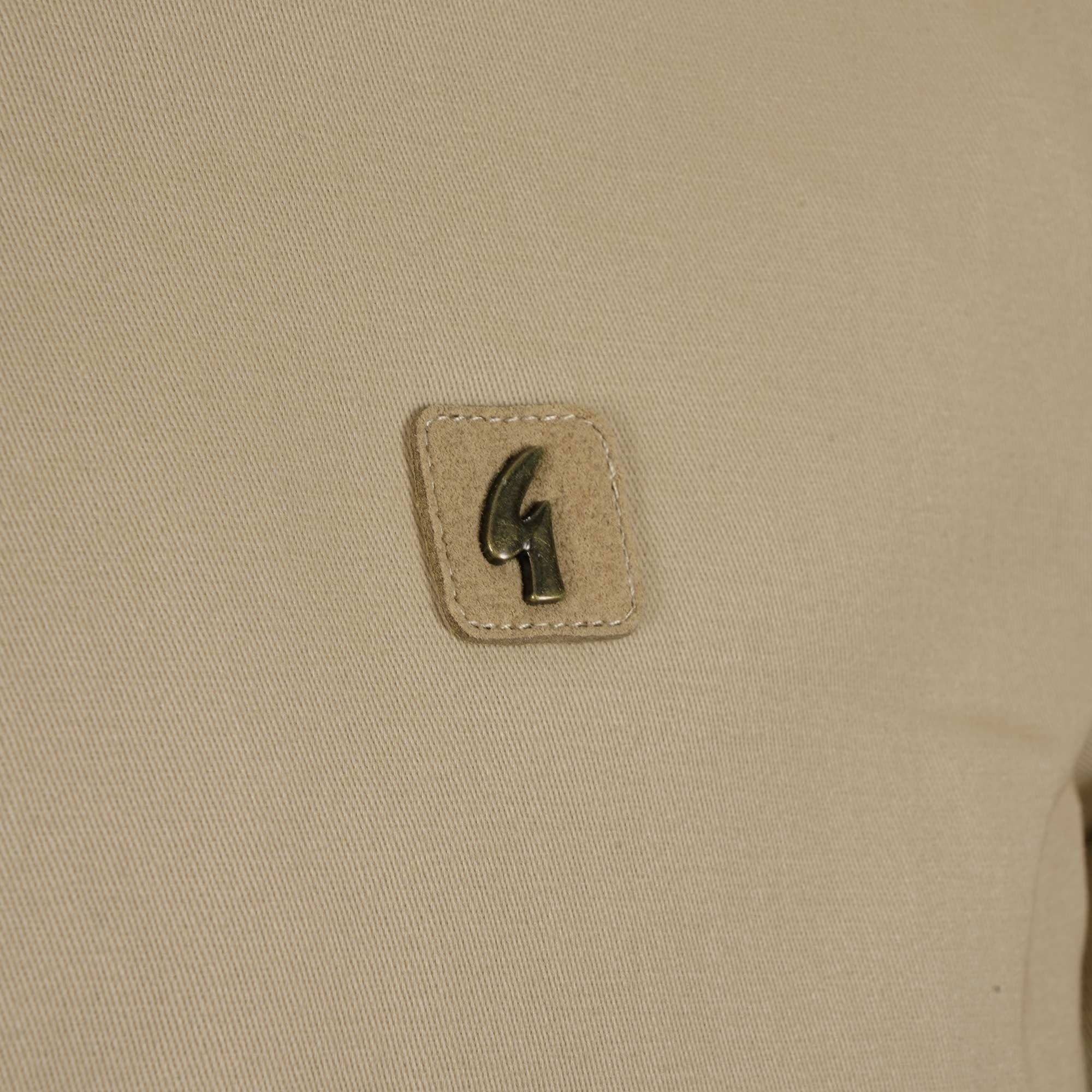 Gabicci Vintage Houghton Twill Mac - Oatmeal
