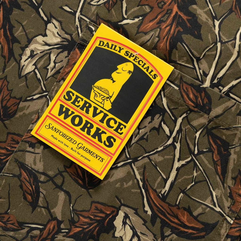 Service Works Patterned Market Smock - Real Tree
