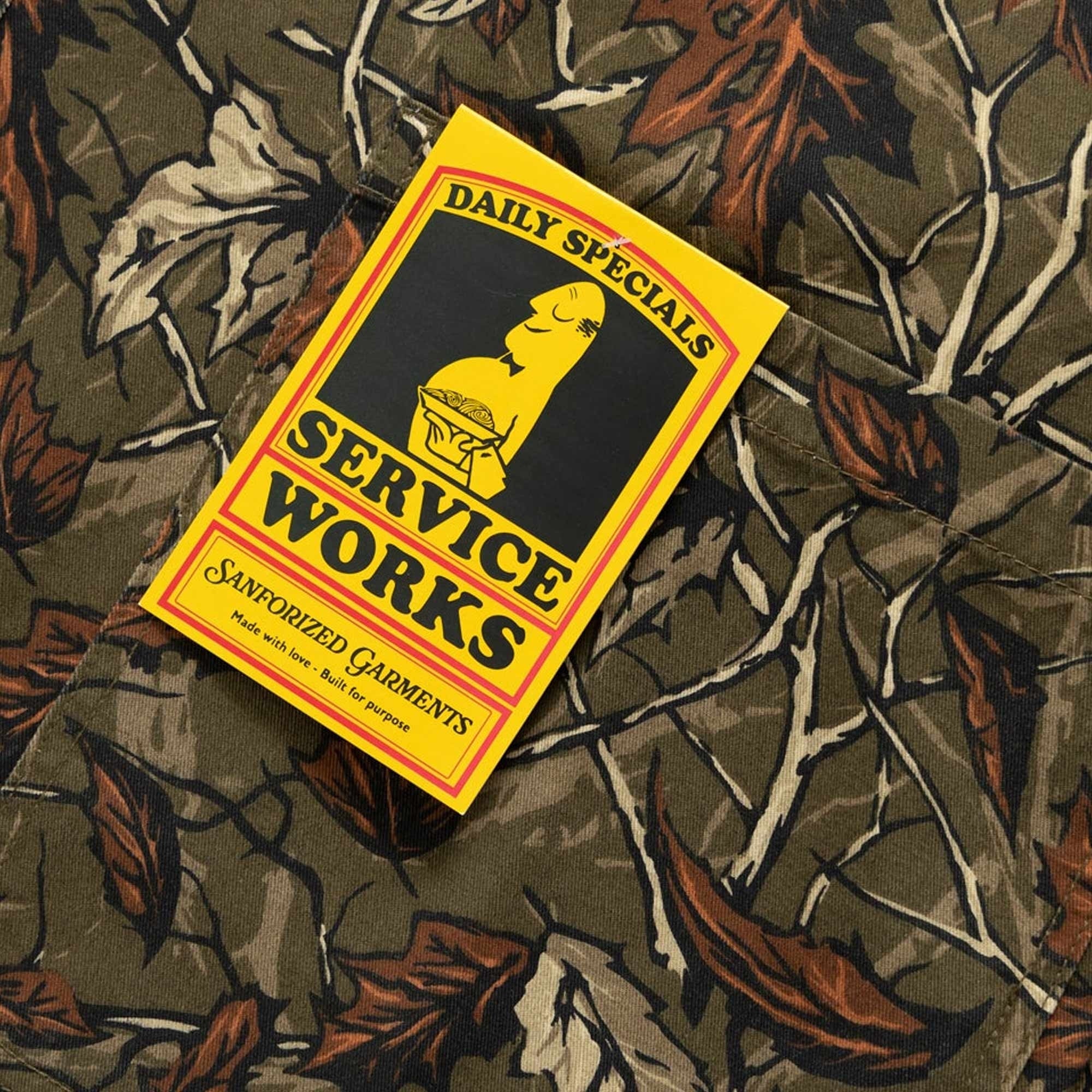 Service Works Patterned Market Smock - Real Tree