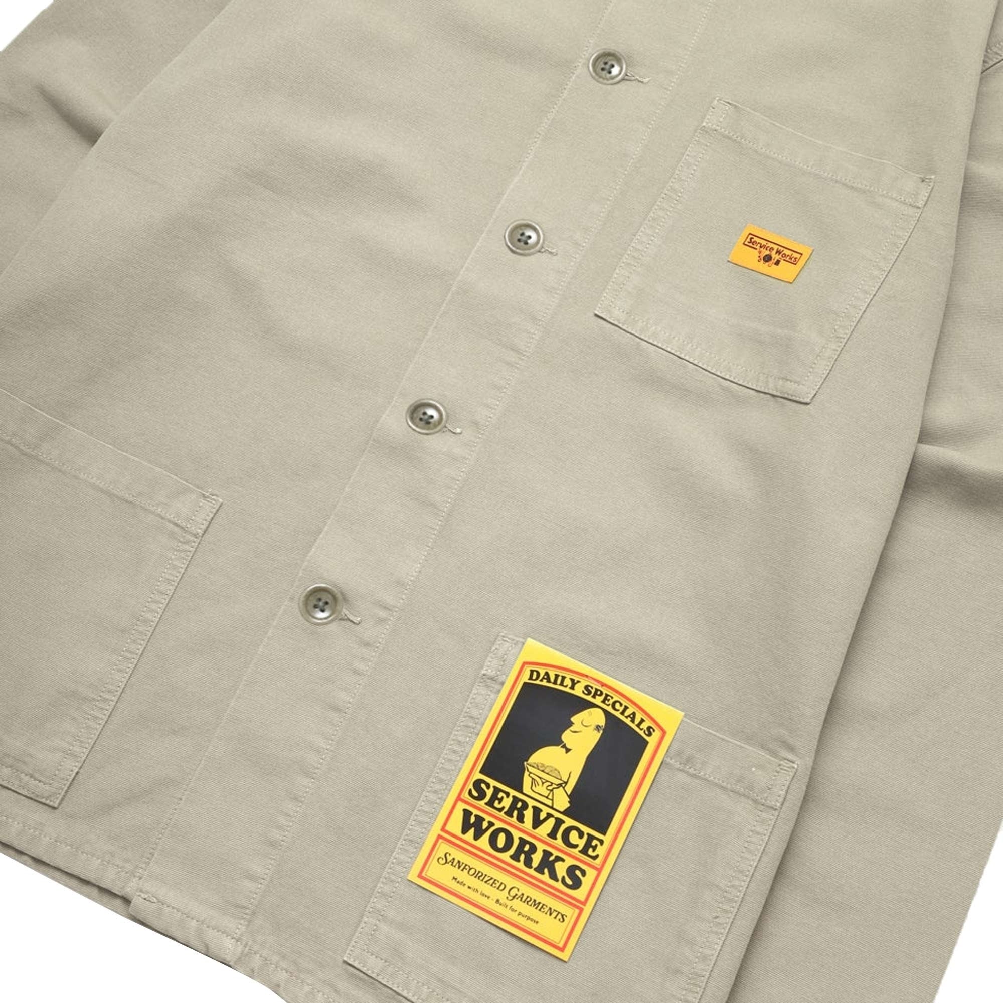 Service Works Classic Coverall Jacket - Stone