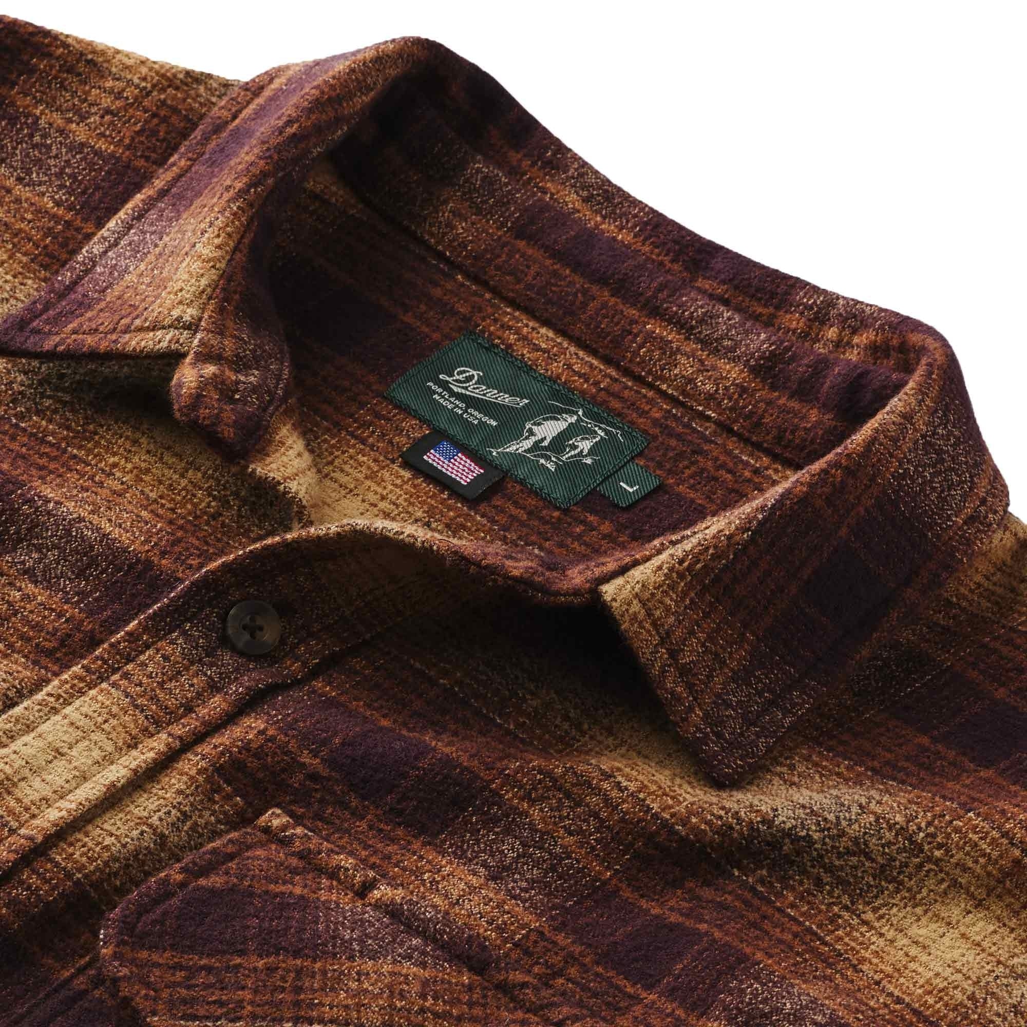 Danner Cedar Mill Cotton Flannel Shirt - Espresso