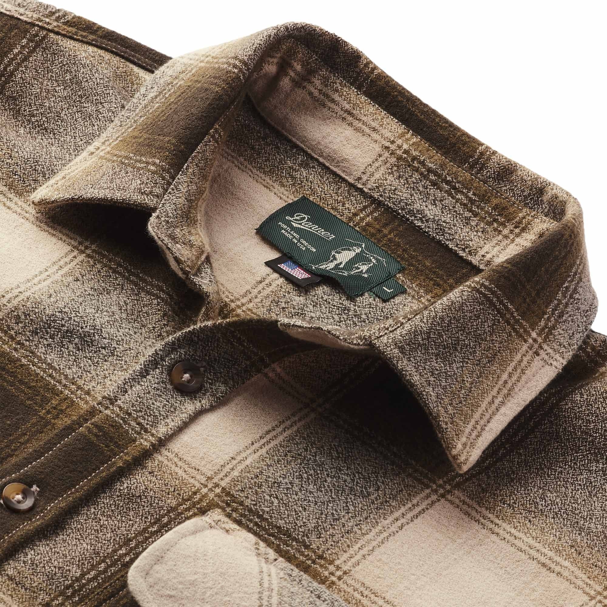 Danner Cedar Mill Cotton Flannel Shirt - Earth