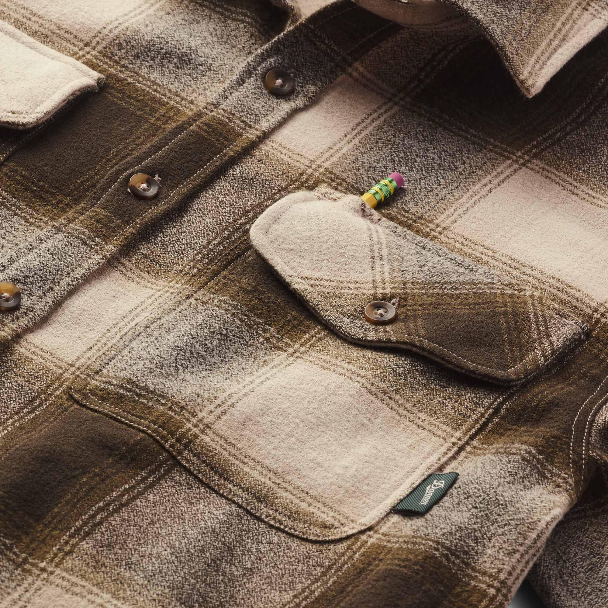 Danner Cedar Mill Cotton Flannel Shirt - Earth