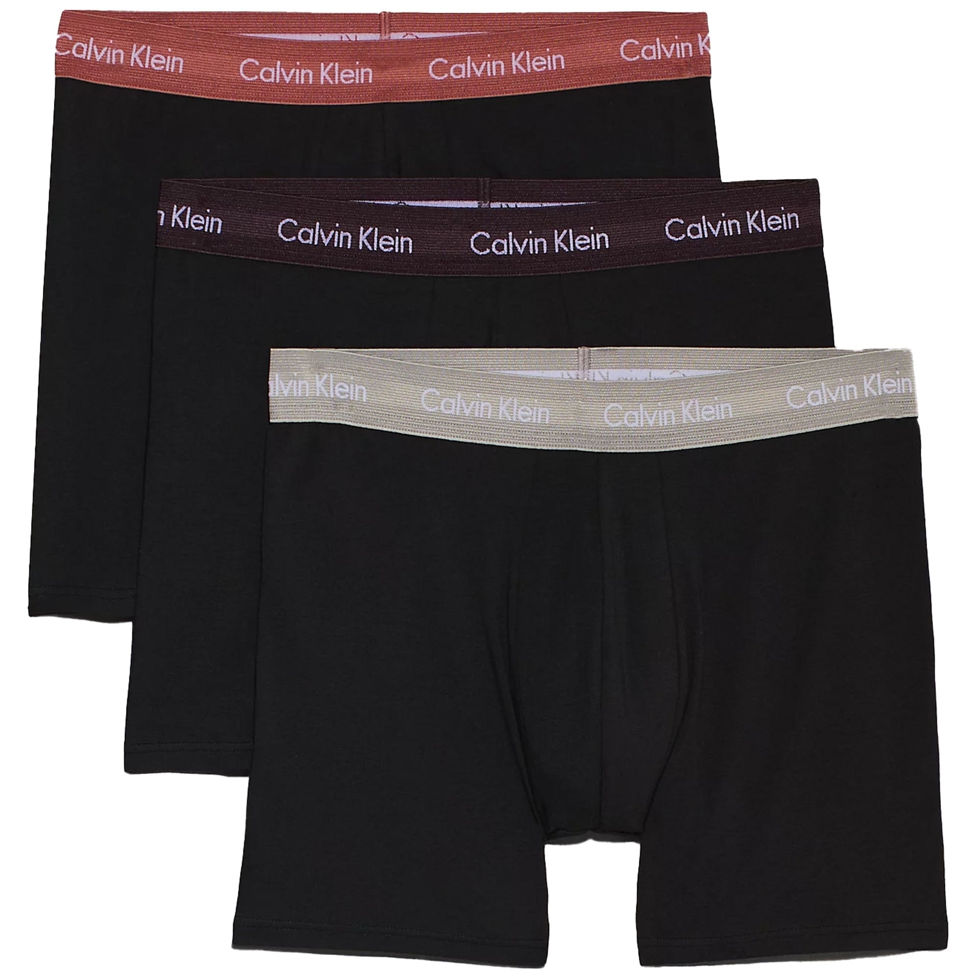 Calvin Klein 3 Pack Boxer Briefs - Black