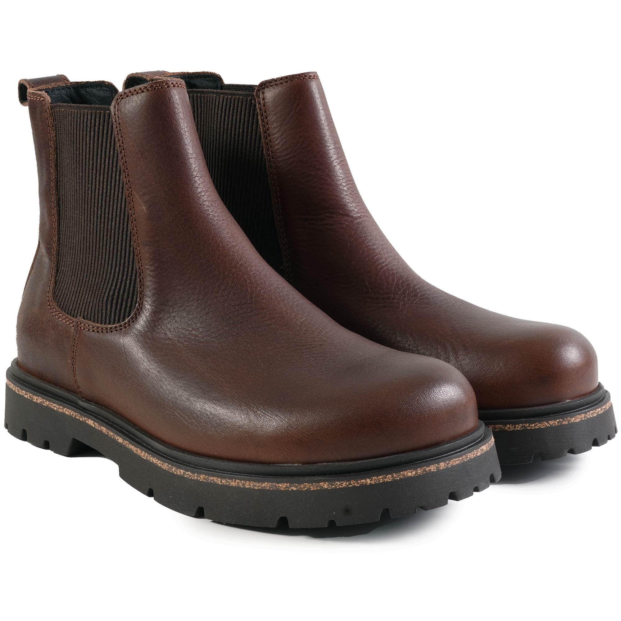 Birkenstock Leather Highwood Slip On Boots - Brown