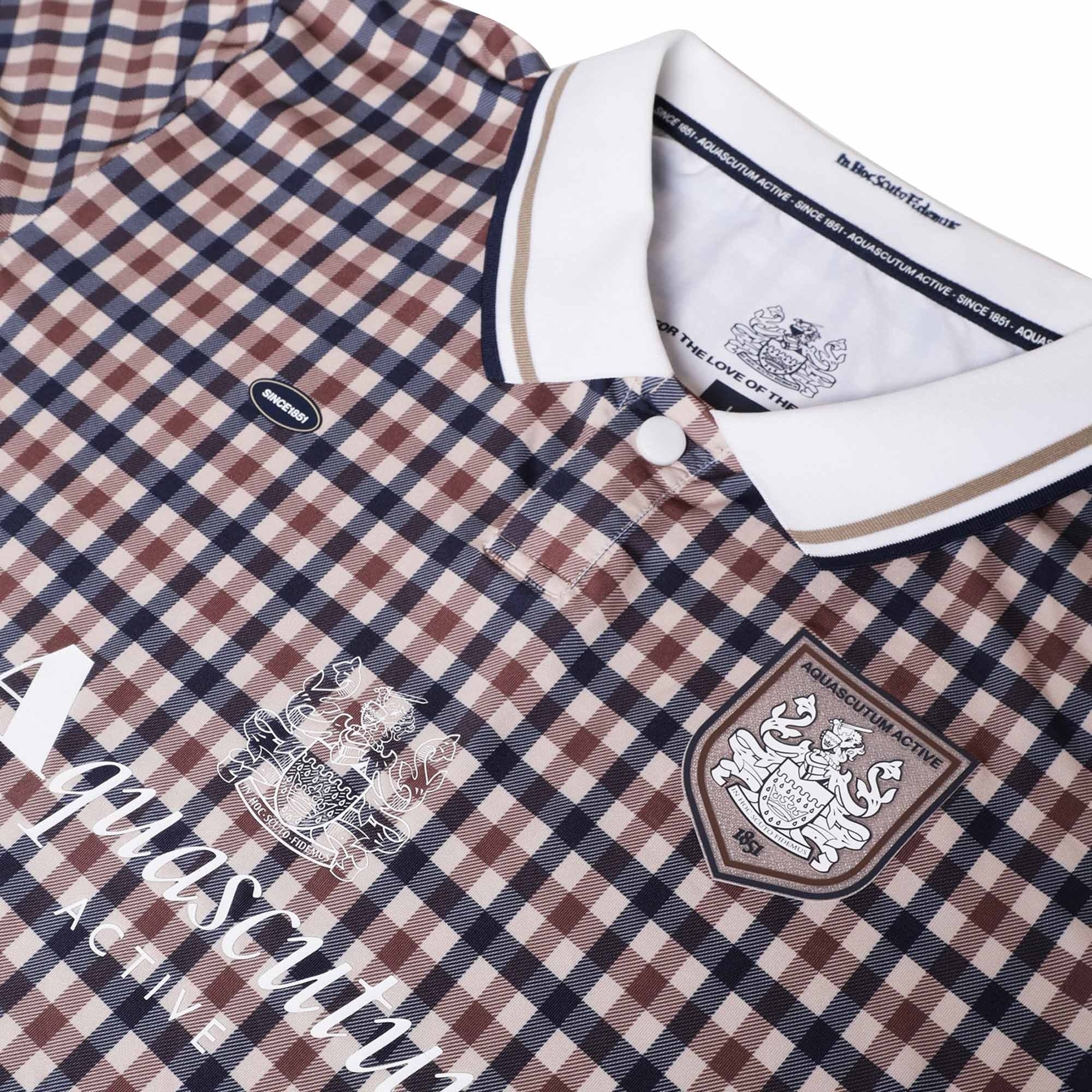Aquascutum Since 1851 Away Football Shirt - Club Check