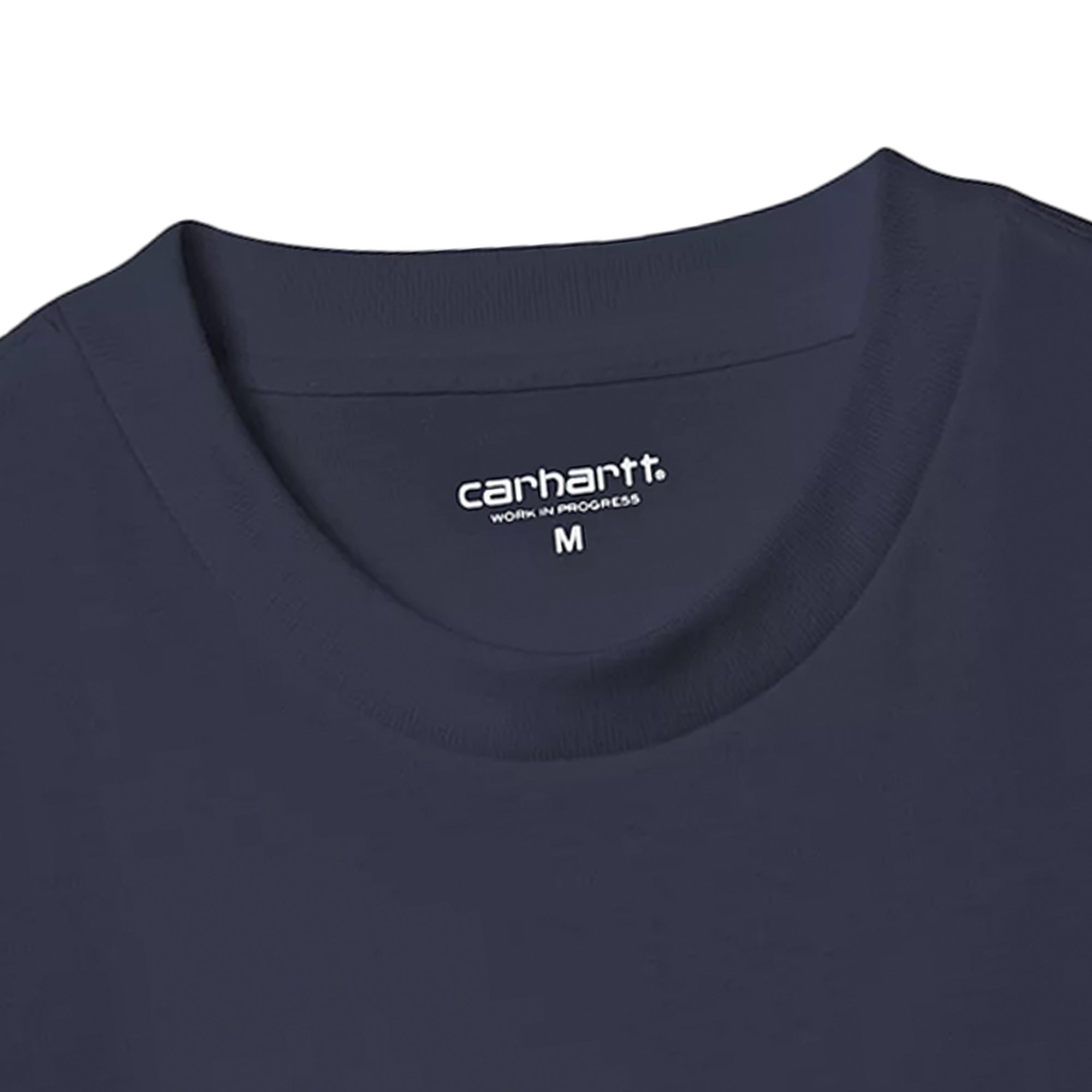Carhartt WIP Short Sleeve Label Script T-Shirt - Blue