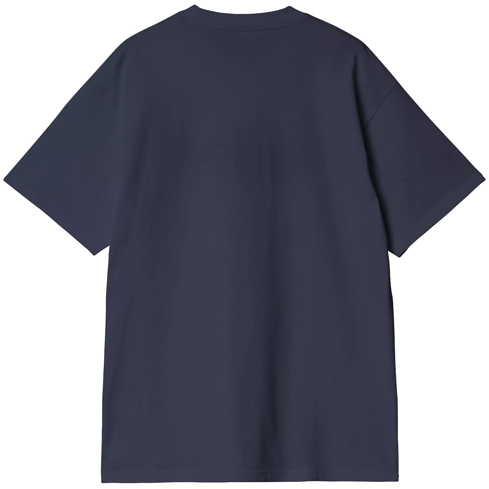 Carhartt WIP Short Sleeve Label Script T-Shirt - Blue