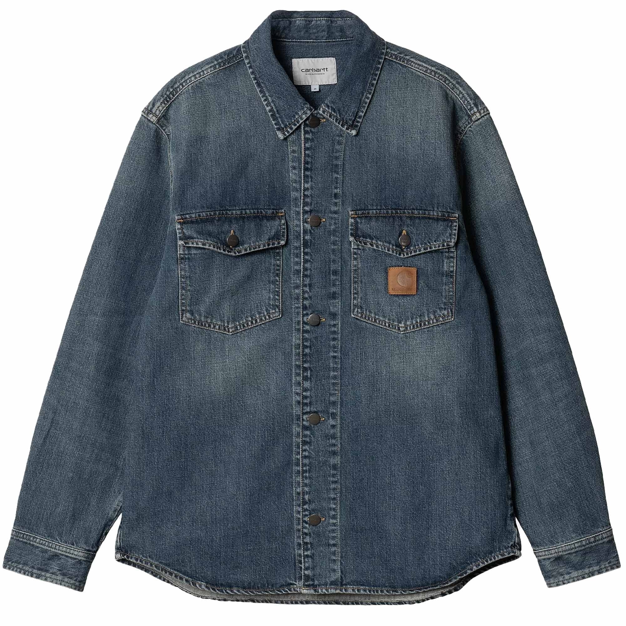 Carhartt WIP Lincoln Shirt Jac - Blue Worn
