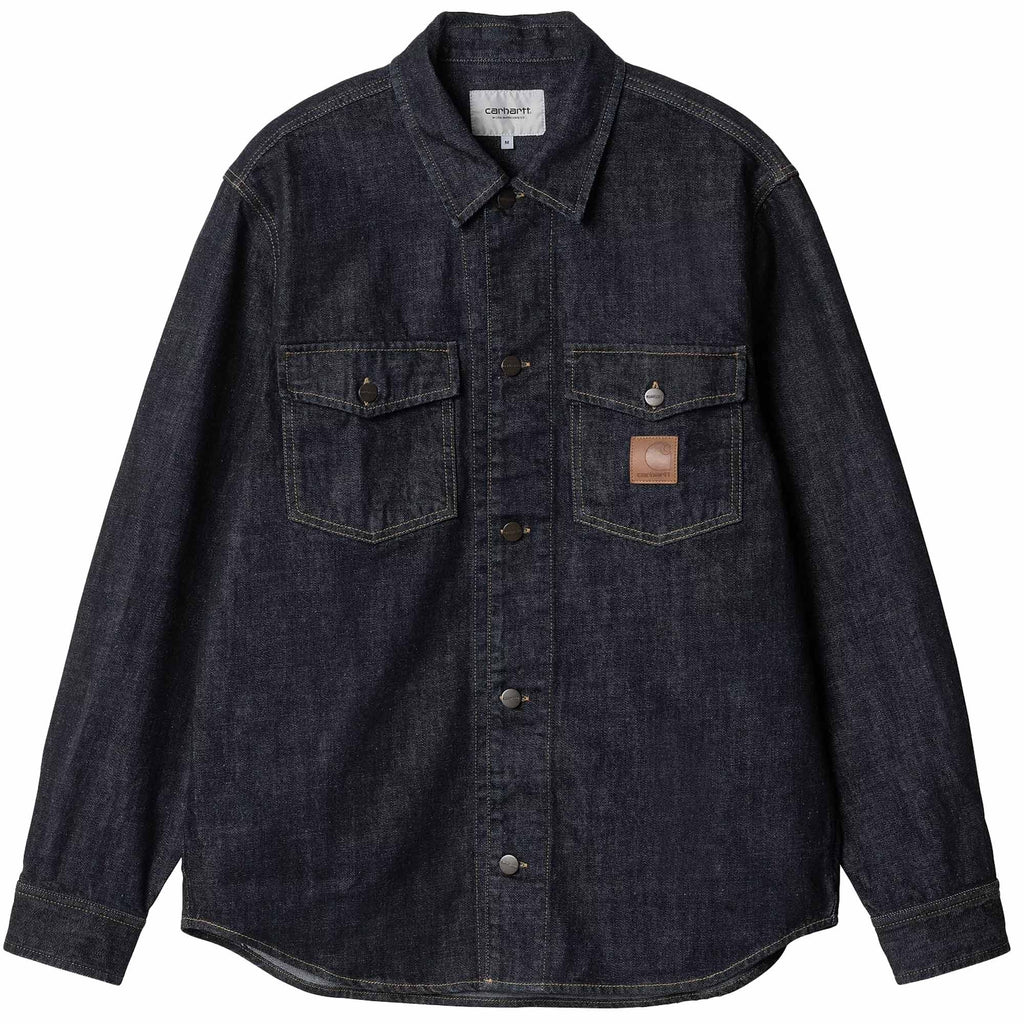 Carhartt WIP Lincoln Shirt Jac - Blue Rinsed
