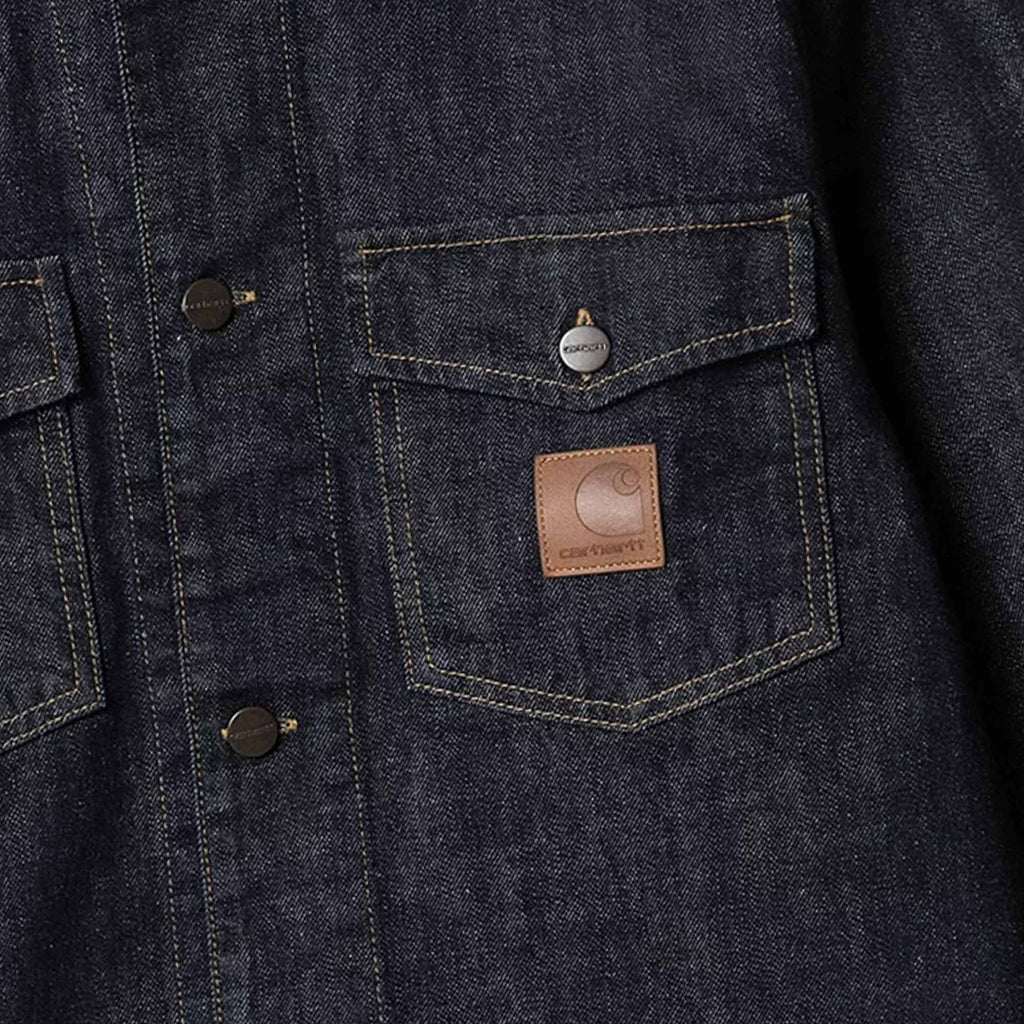 Carhartt WIP Lincoln Shirt Jac - Blue Rinsed