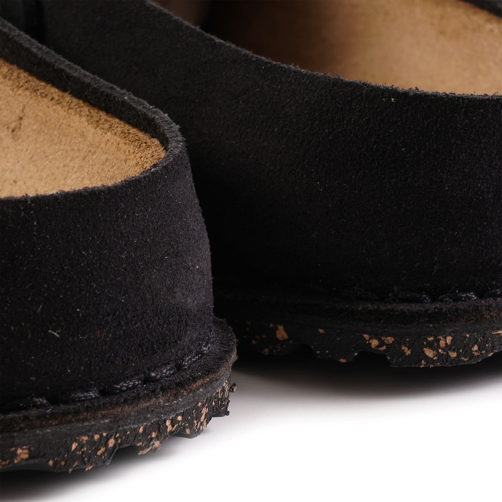 Birkenstock Lutry Premium Suede Leather - Black