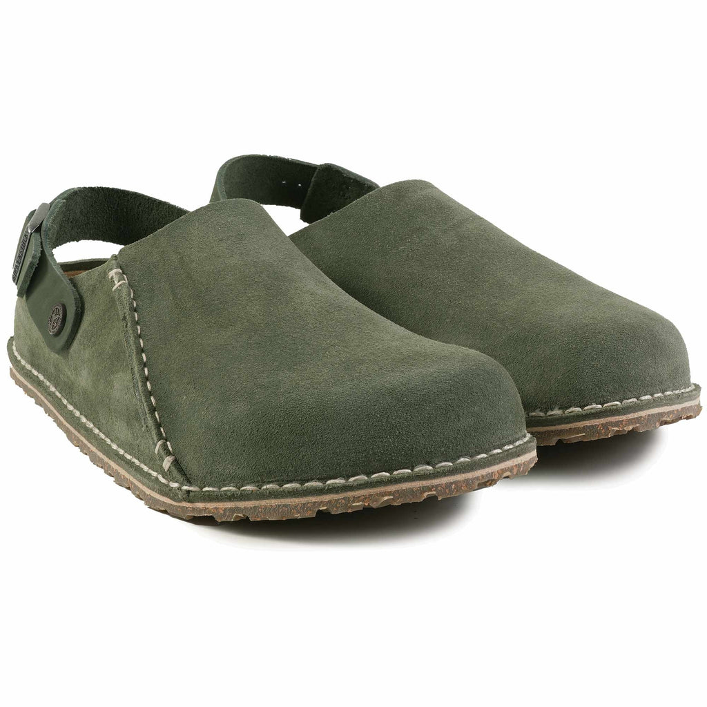 Birkenstock Lutry Premium Suede Leather - Thyme