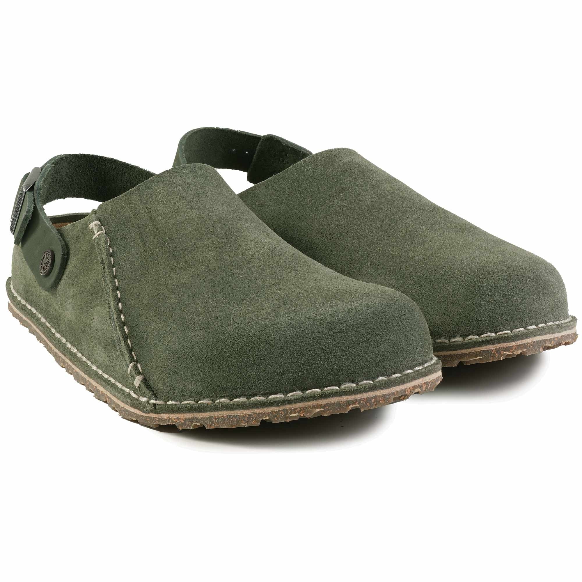 Birkenstock Lutry Premium Suede Leather - Thyme