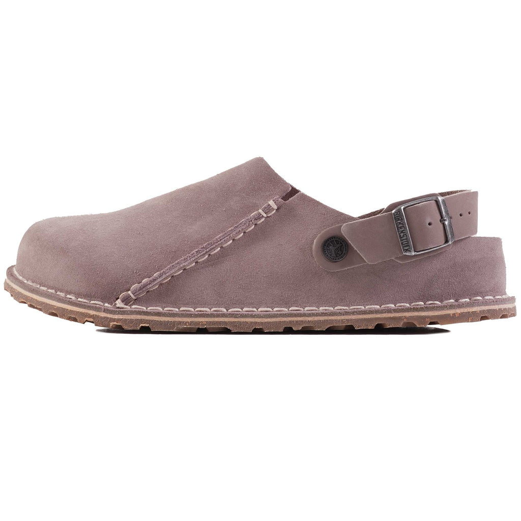 Birkenstock Womens Lutry Premium Suede Leather - Faded Purple