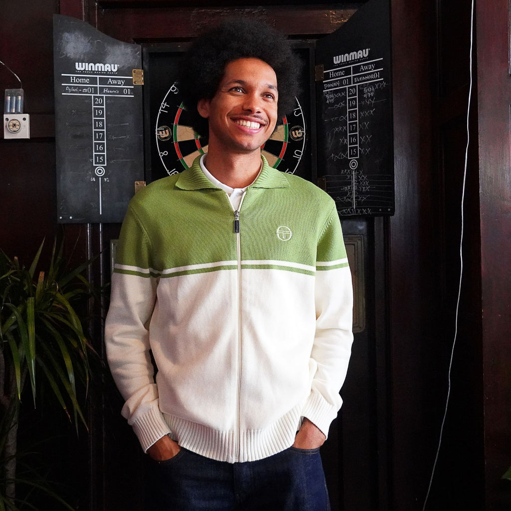 Sergio Tacchini Donato Knitted Track Top - Gardenia
